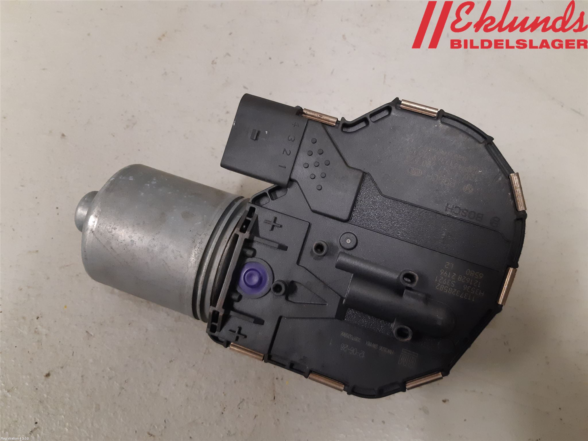 Opel ASTRA J 10-15 Torkarmotor Vindruta