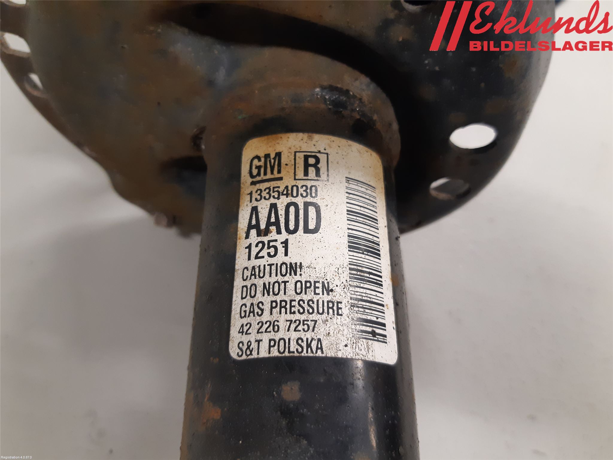 Opel ASTRA J 10-15 Fjäderben Fram Höger