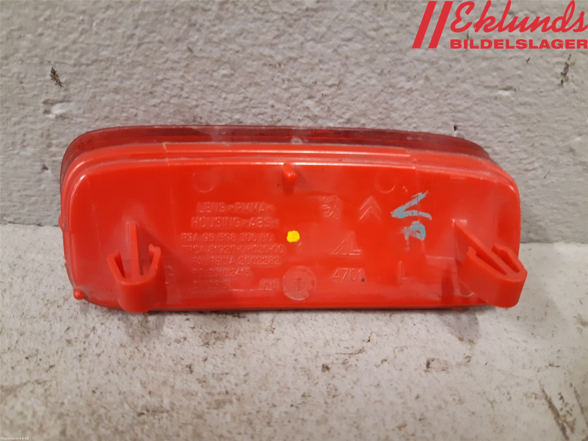 Citroen JUMPY/E-JUMPY 16- Dimljus/Reflex Bak