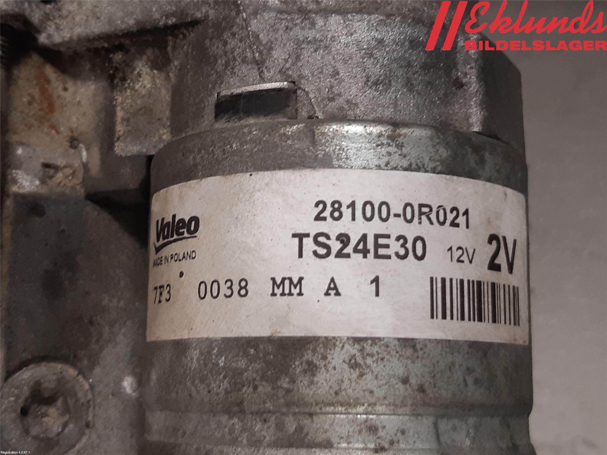Toyota AVENSIS 09-15 Startmotor Diesel
