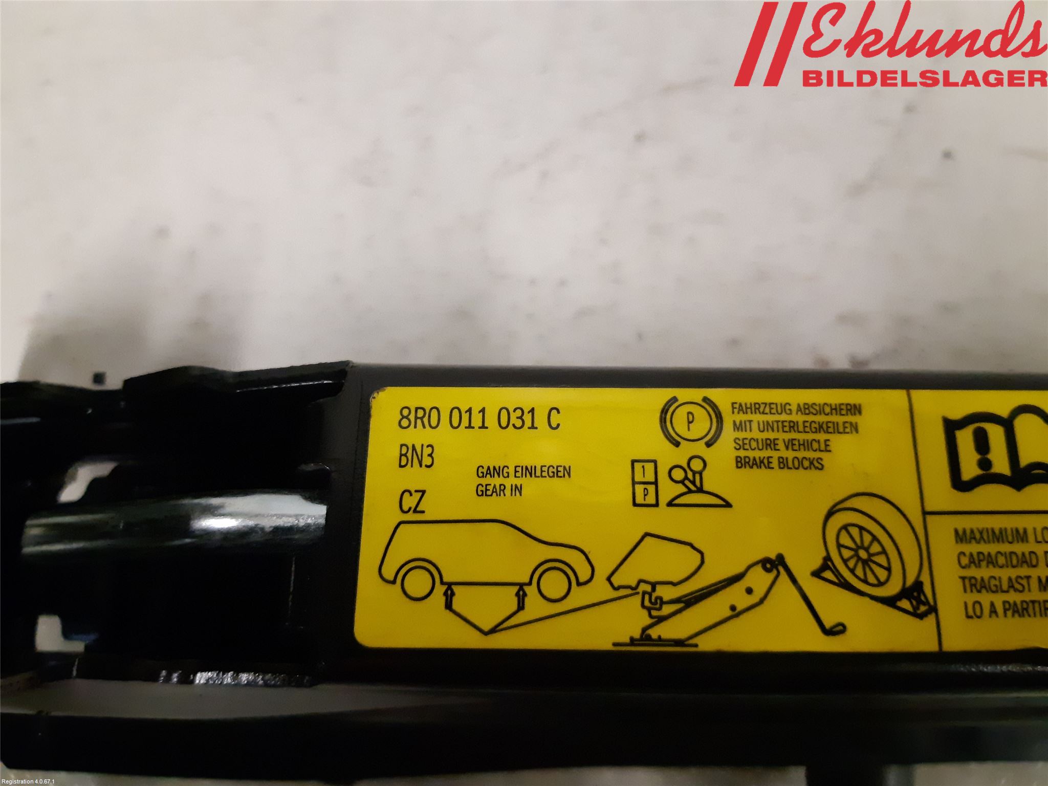 Audi Q5 09-16 Domkraft