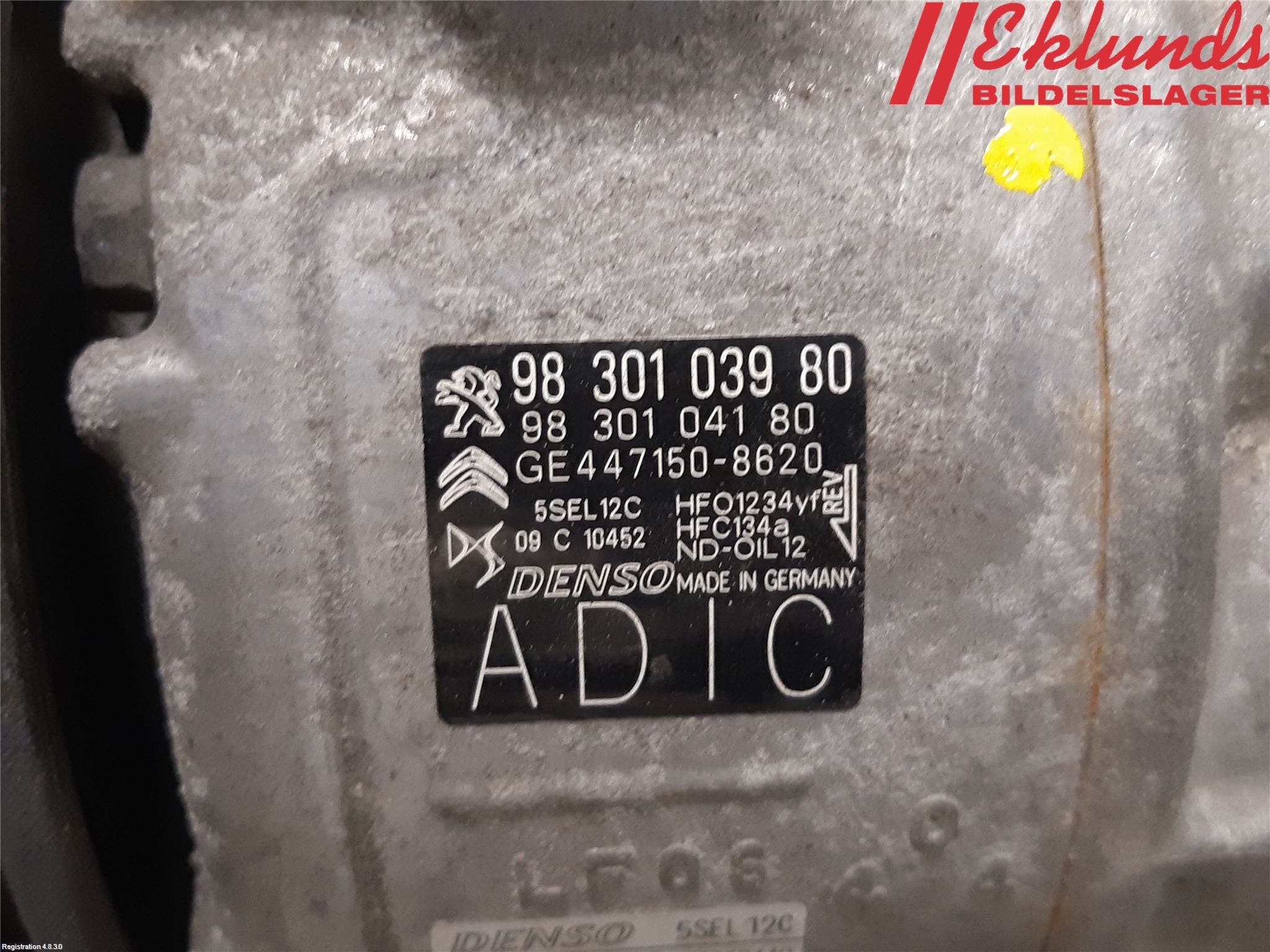 Peugeot 3008 17-24 Ac Kompressor