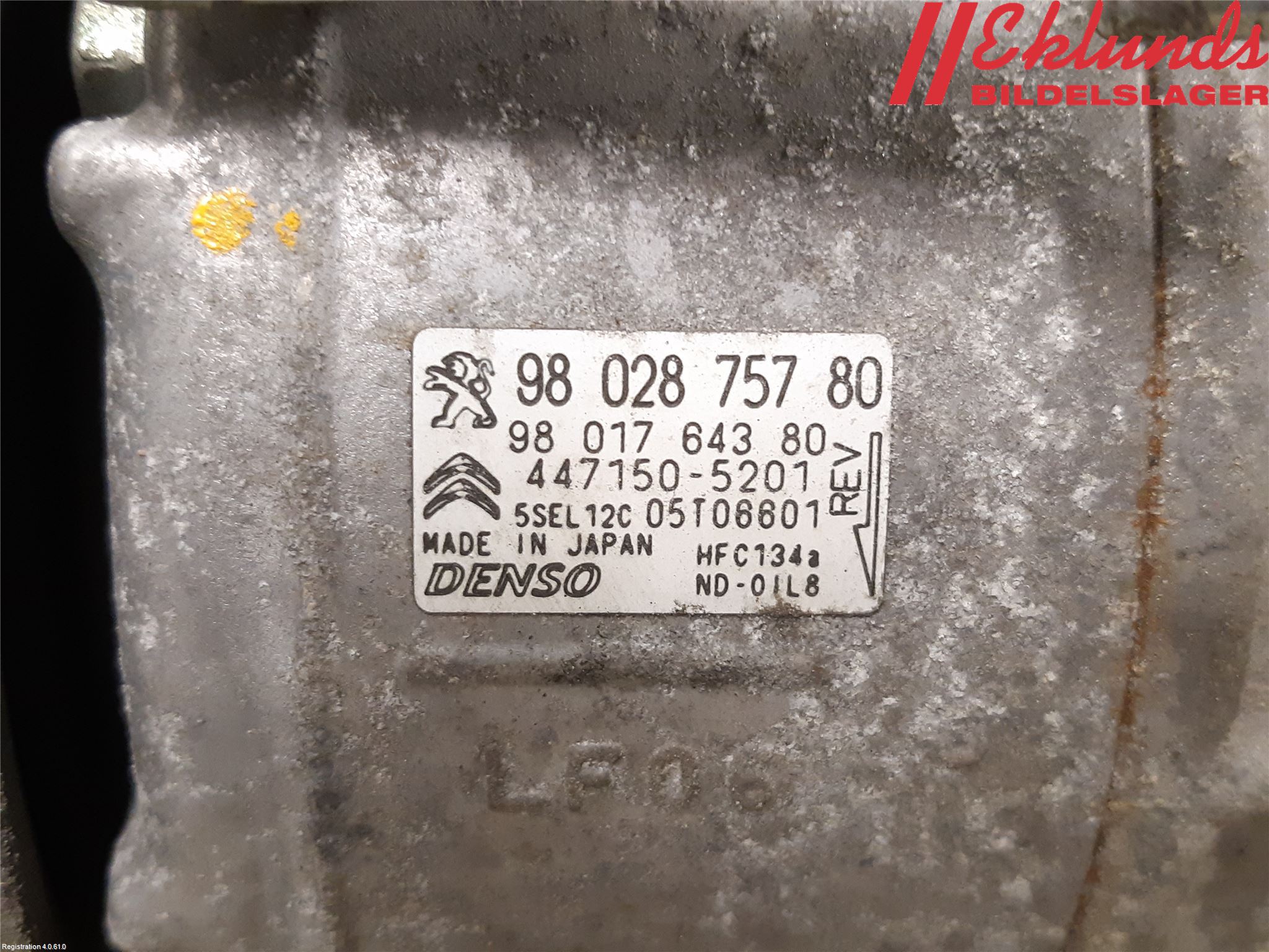 Citroen BERLINGO 08-18 Ac Kompressor