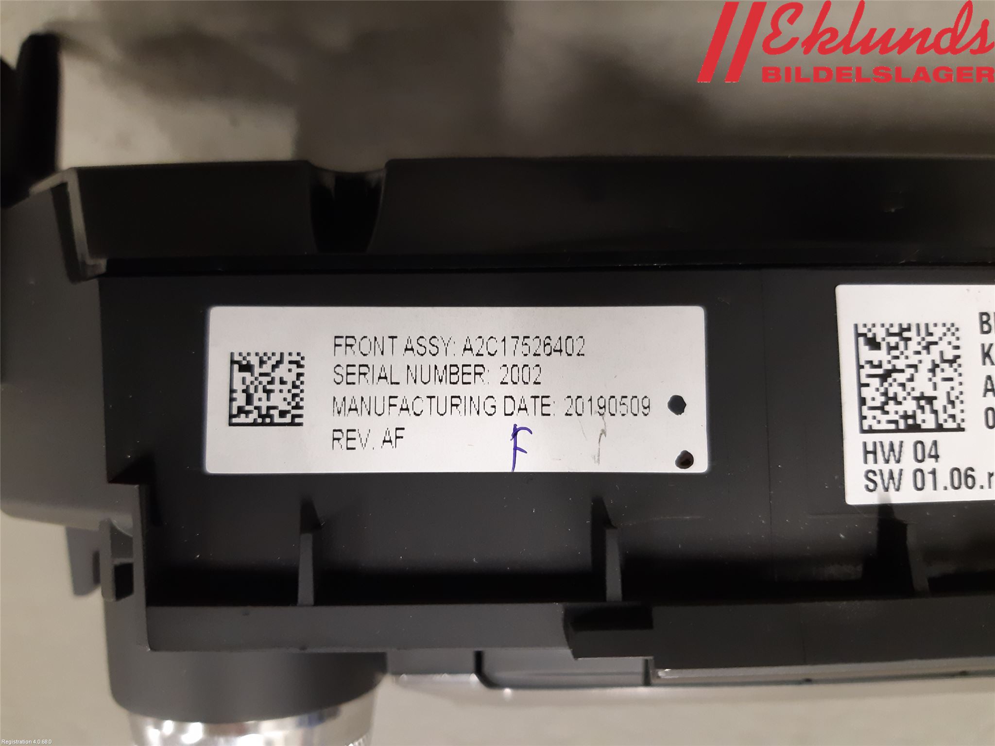 Mazda CX-30 20- Ac Styrenhet Ac Manöveren