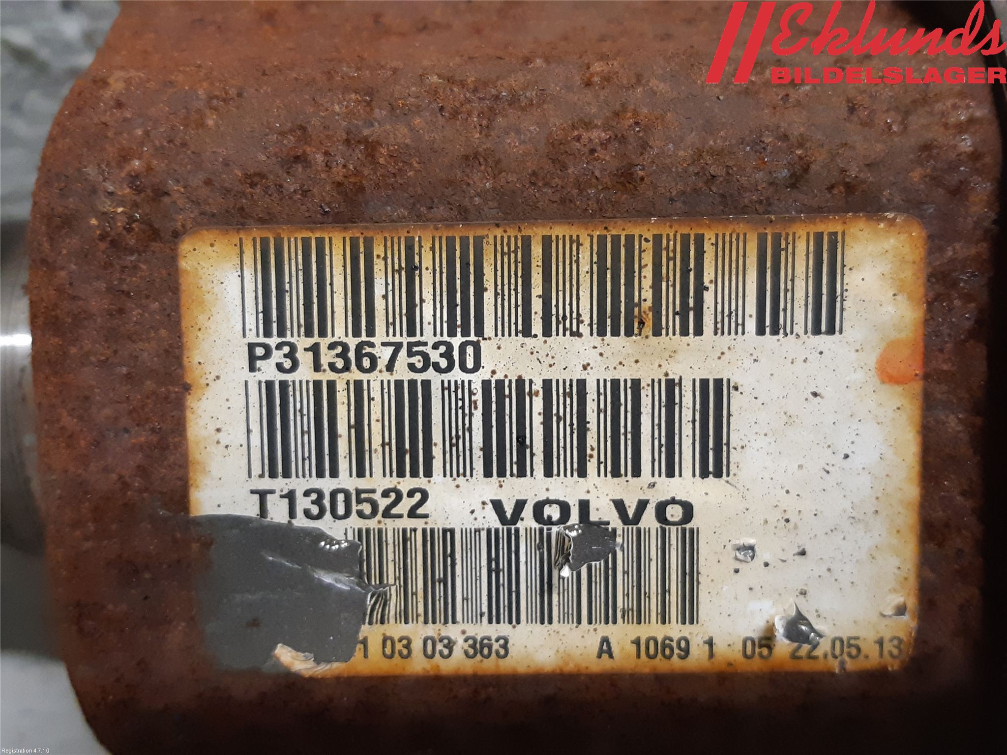 Volvo V70 14-16 Drivaxel Fram Vänster