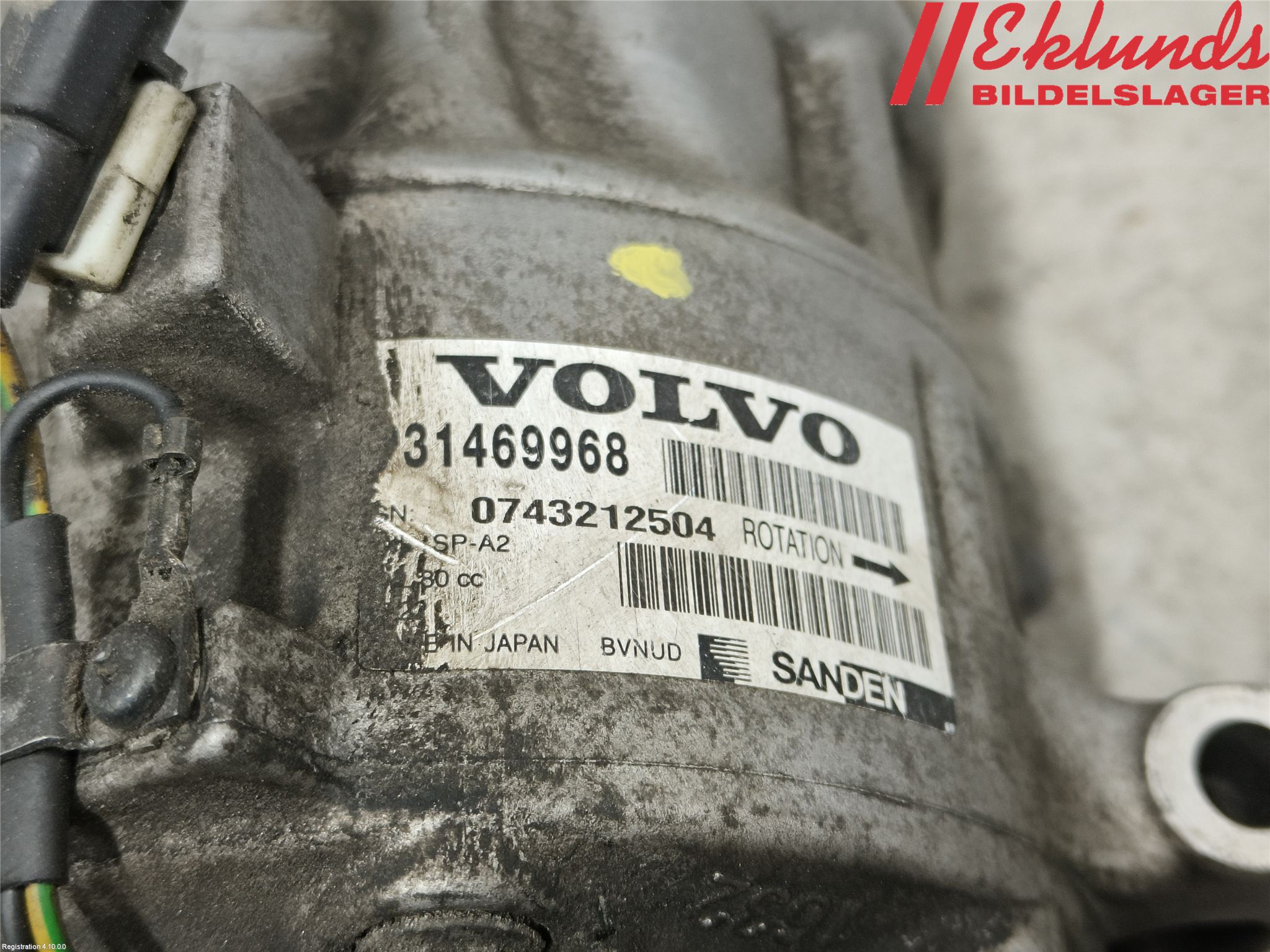 Volvo V70 14-16 Ac Kompressor