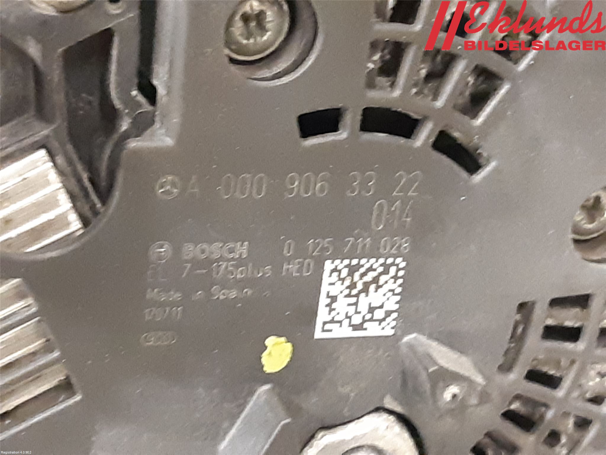 Mercedes-Benz MB CLA-KLASS (C117/X117) 13-19 Generator