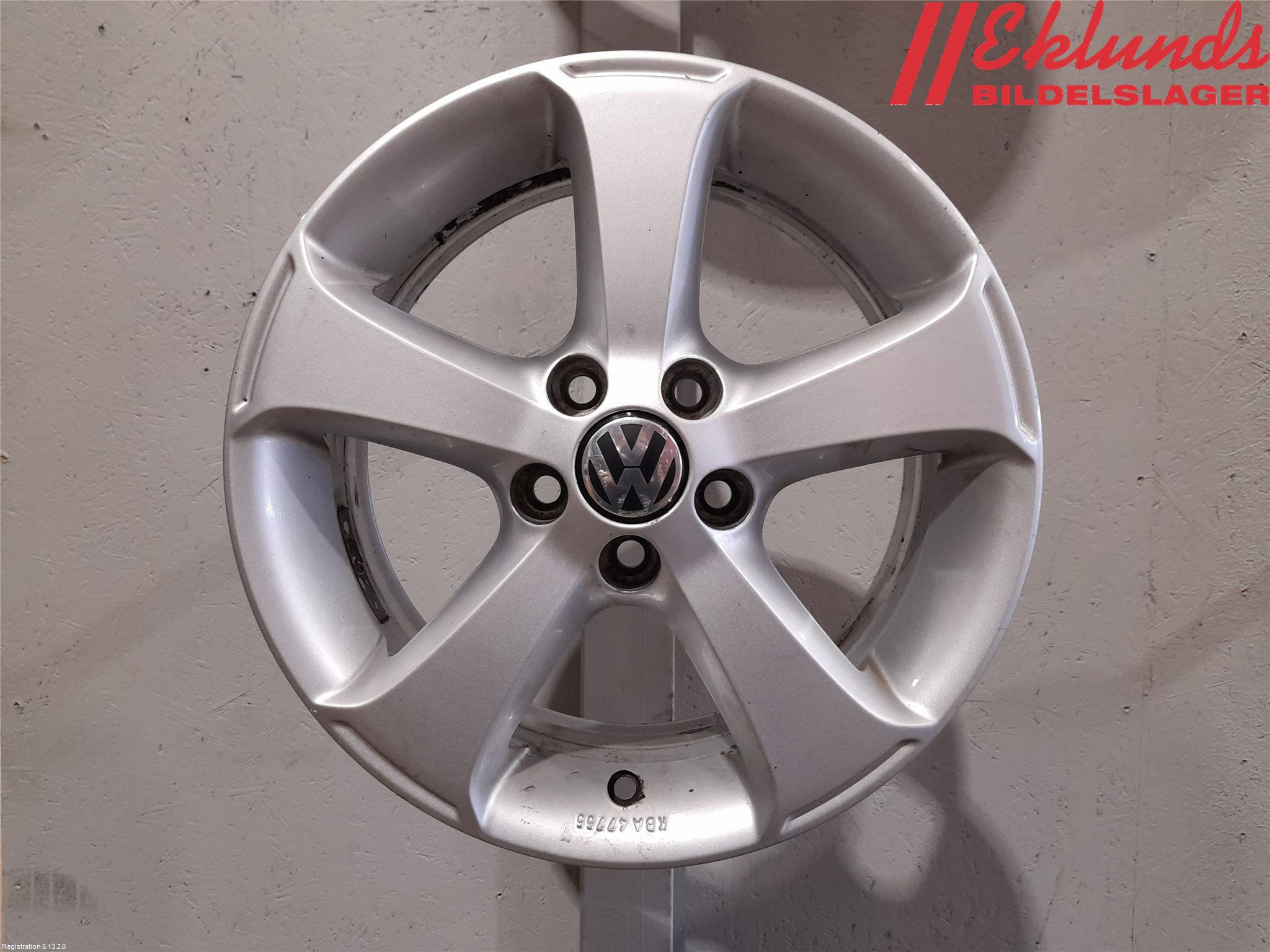 Volkswagen VW POLO 10-17 Fälgsats Aluminium