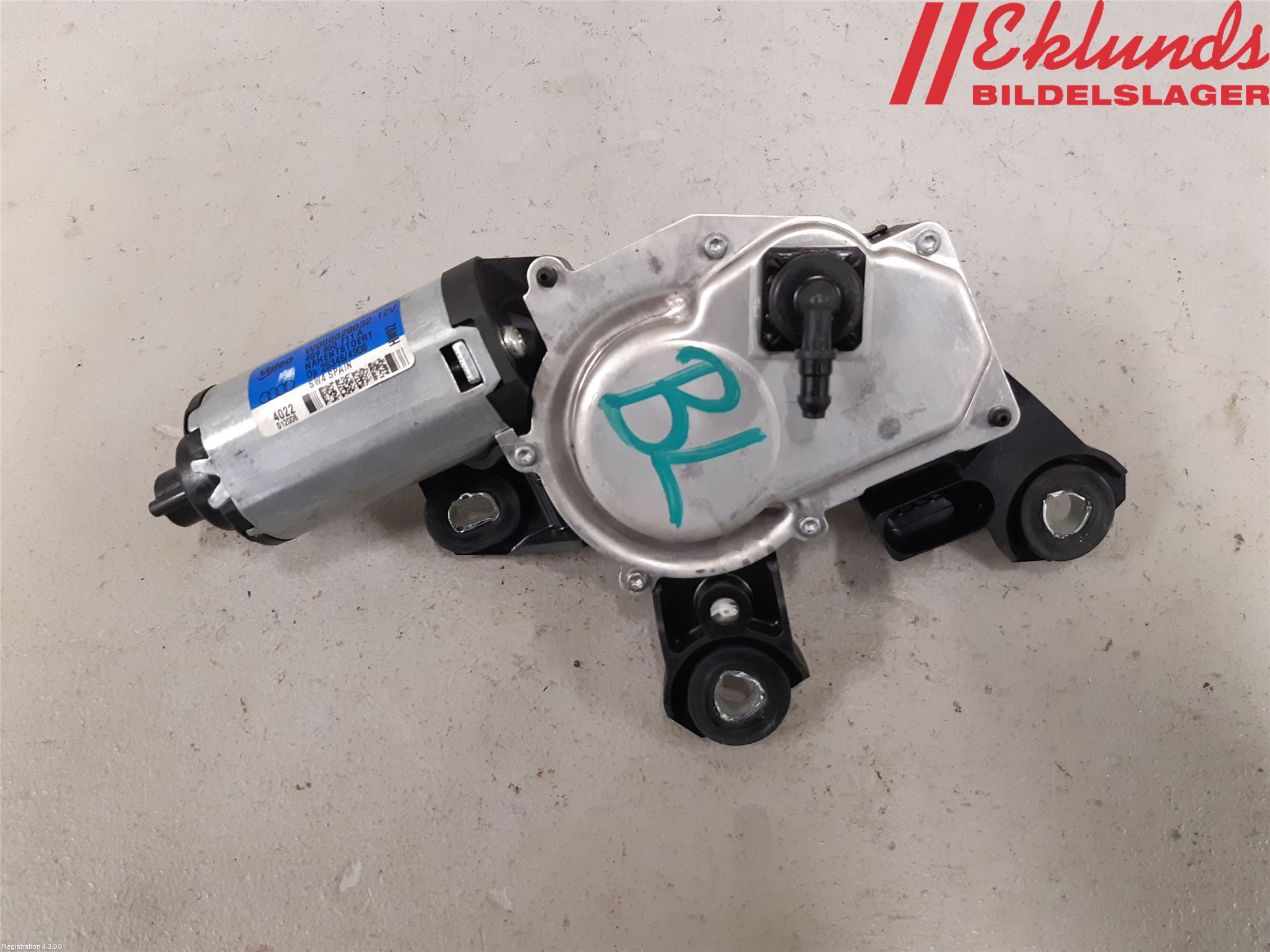 Audi A6/S6 4G 11-18 Torkarmotor Baklucka