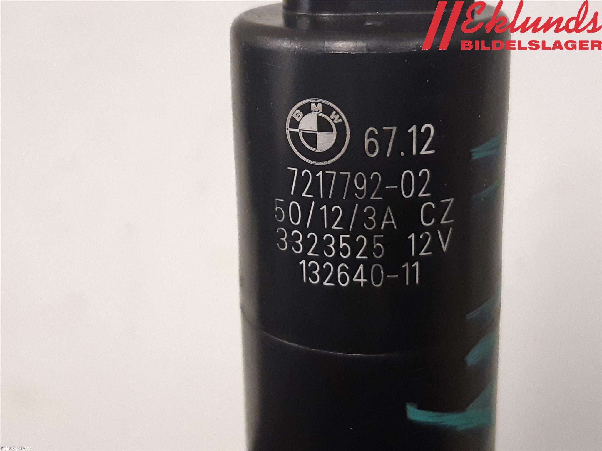 BMW 3 F30/F31/F80 12-19 Spolarpump Högtryck