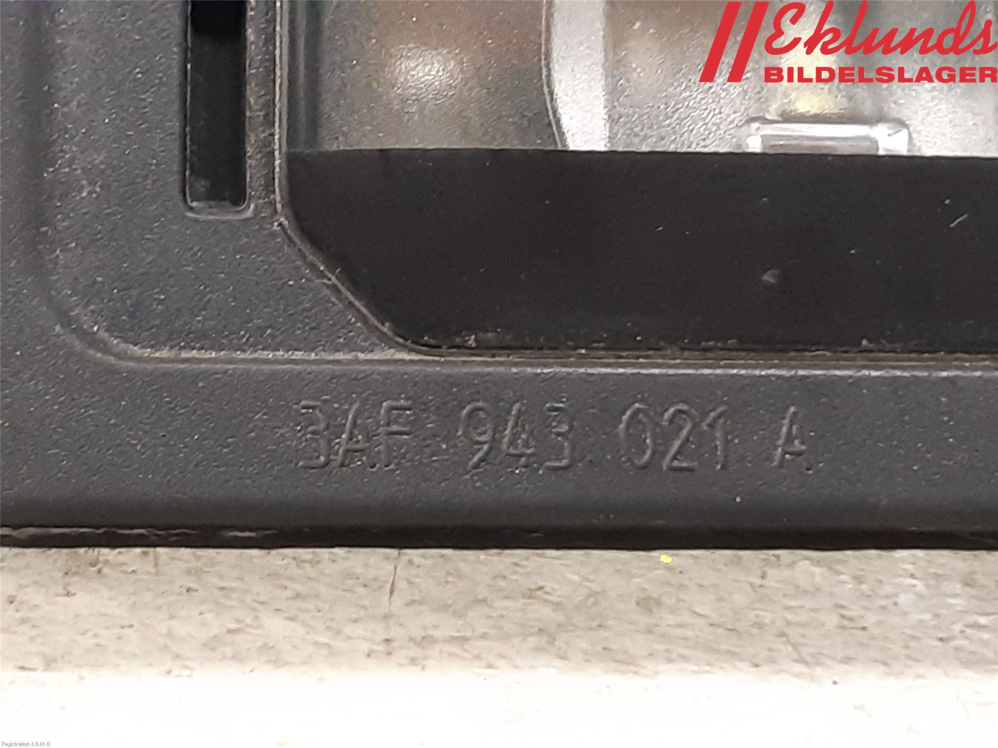 Volkswagen VW PASSAT 11-14 Skylt Belysning