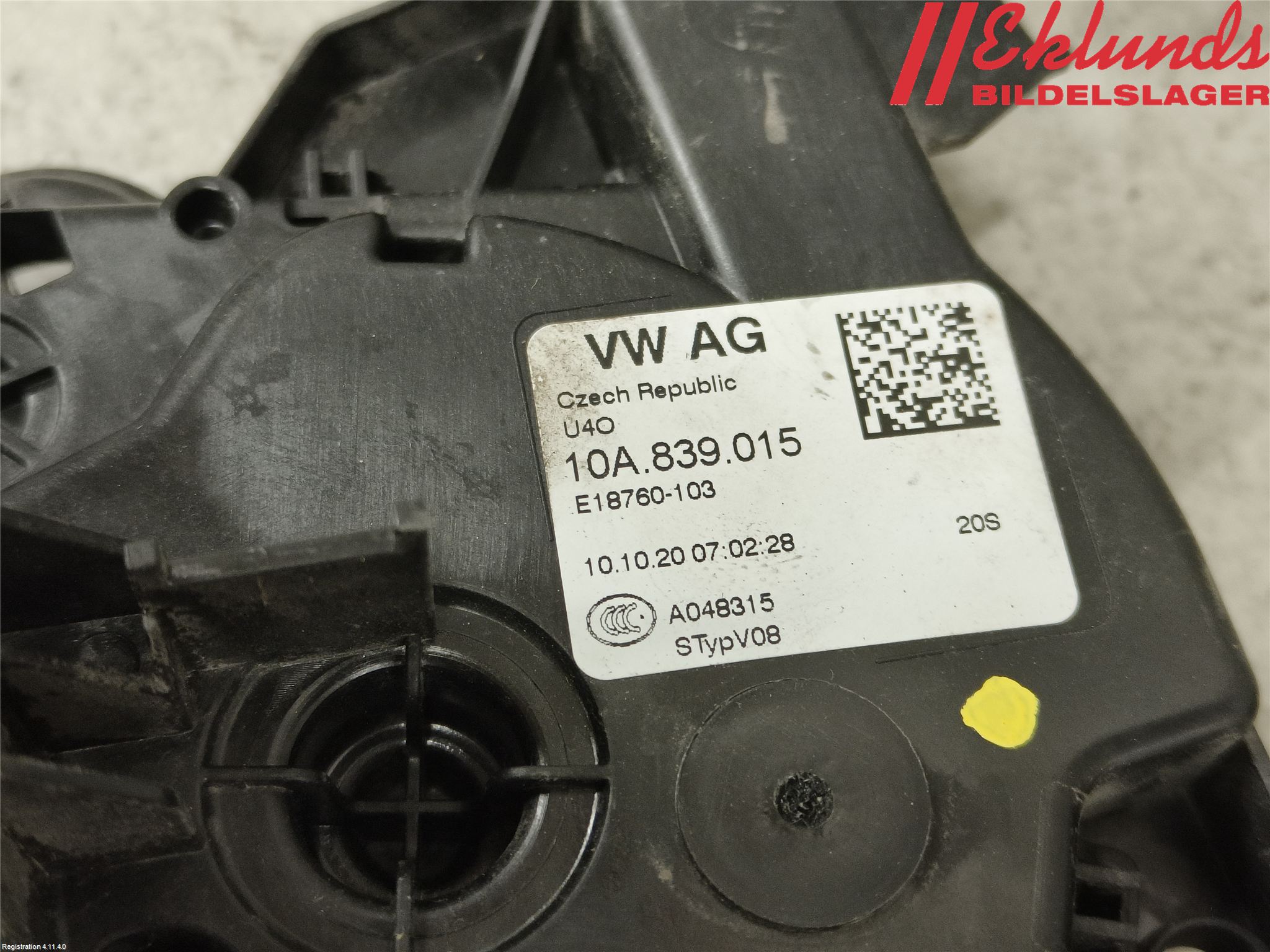 Volkswagen VW ID.3 21- Låskista-Dörrlås