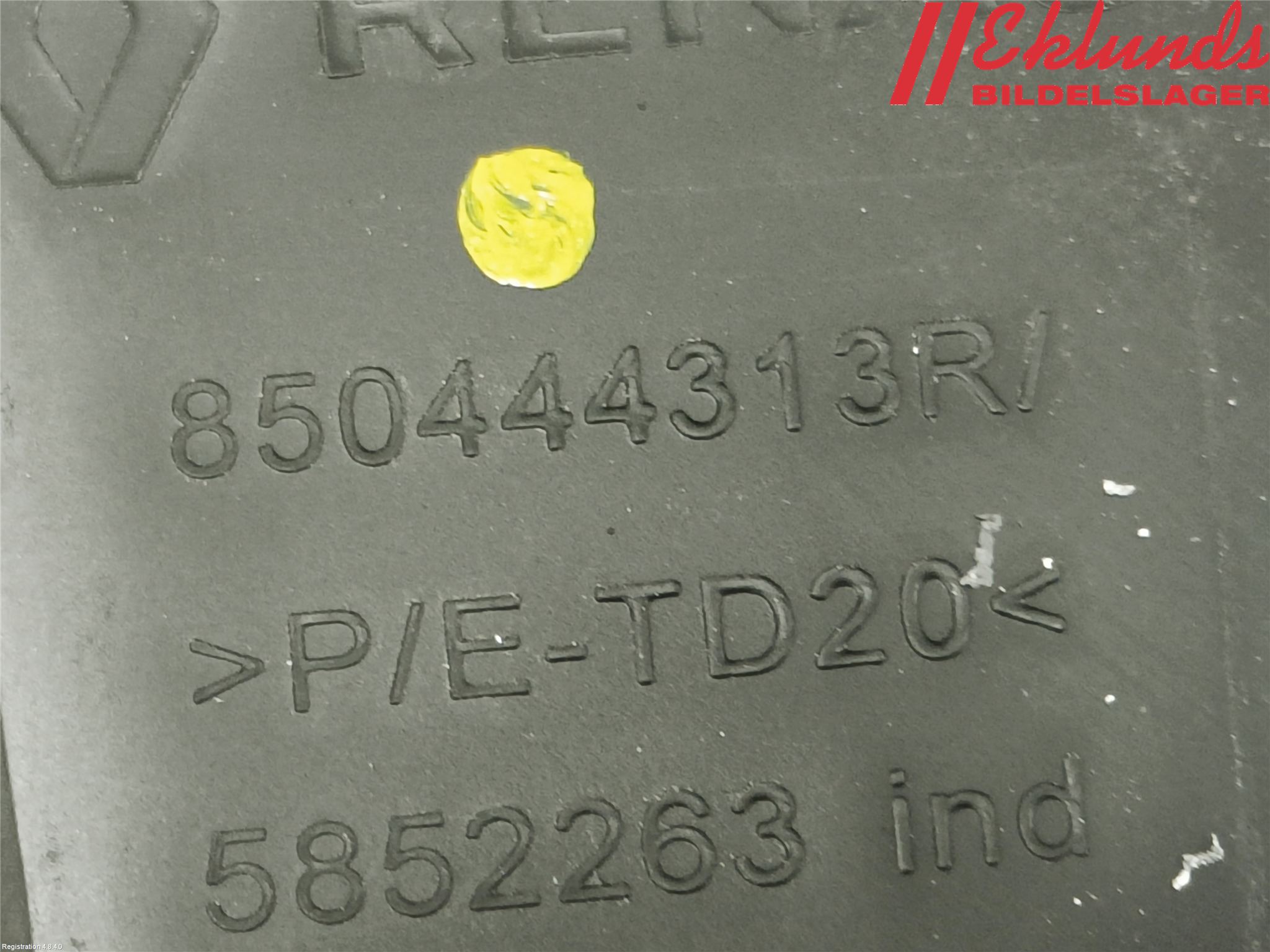 Renault KANGOO/E-TECH 21- Stötfångarfäste Bak Hö