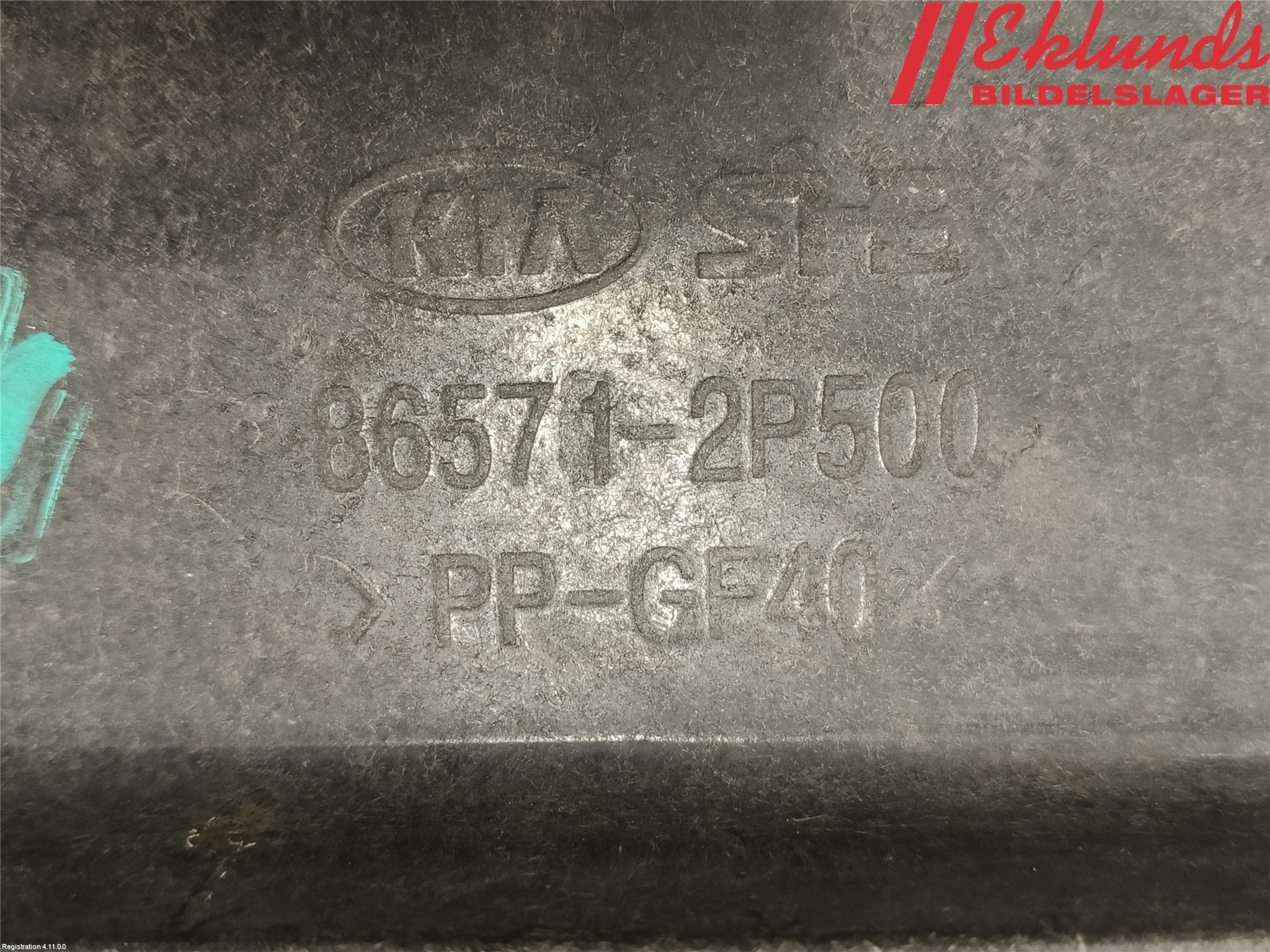 Kia SORENTO 10-14 Stötfångardel Fram Mitt