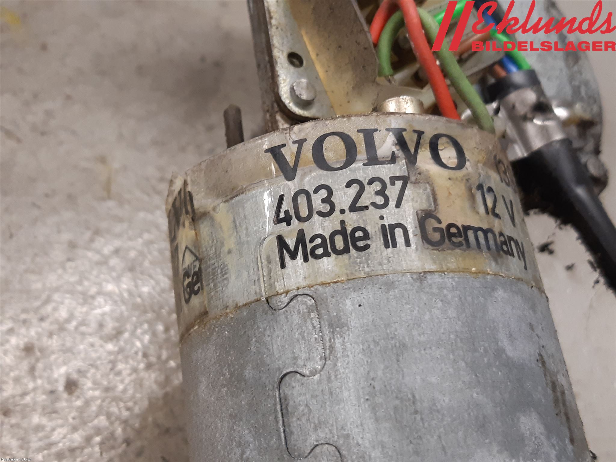 Volvo S90/V90 97-98 Torkarmotor Vindruta