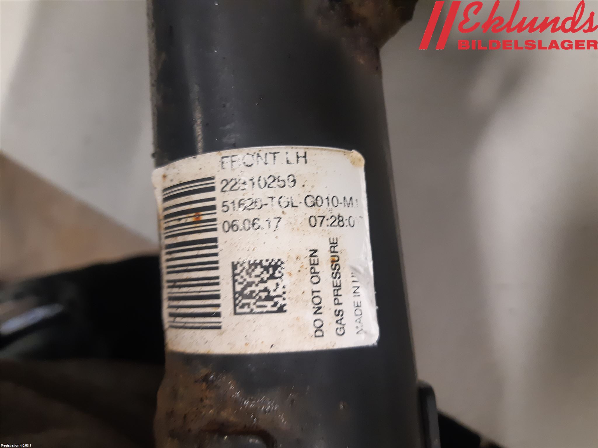 Honda CIVIC 17-22 Fjäderben Fram Vänster