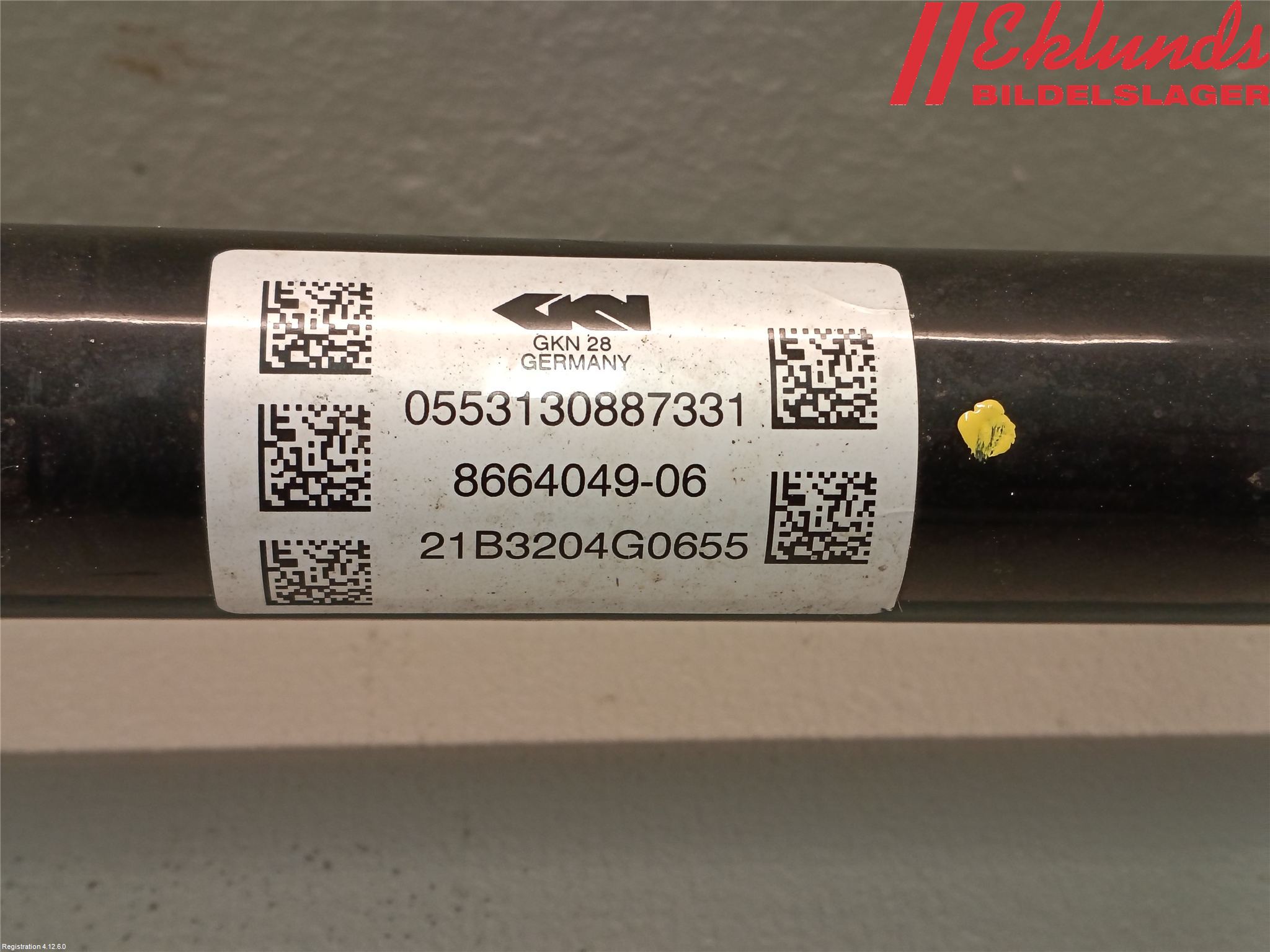 BMW 5 G30/G31/F90 17-23 Drivaxel Bak Vänster