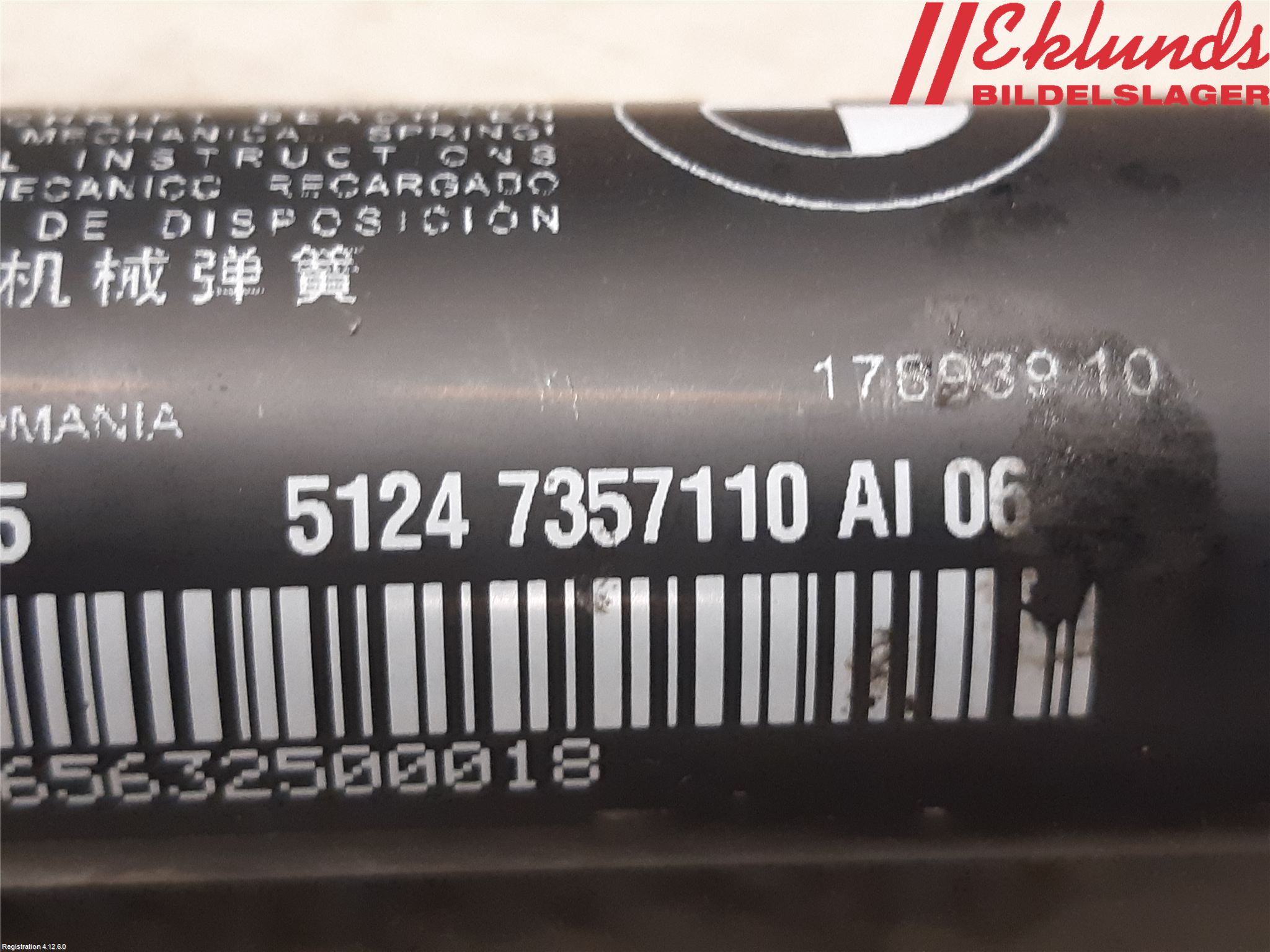 BMW 7 G11/G12 15-22 Bakluckeöppnare Automatisk