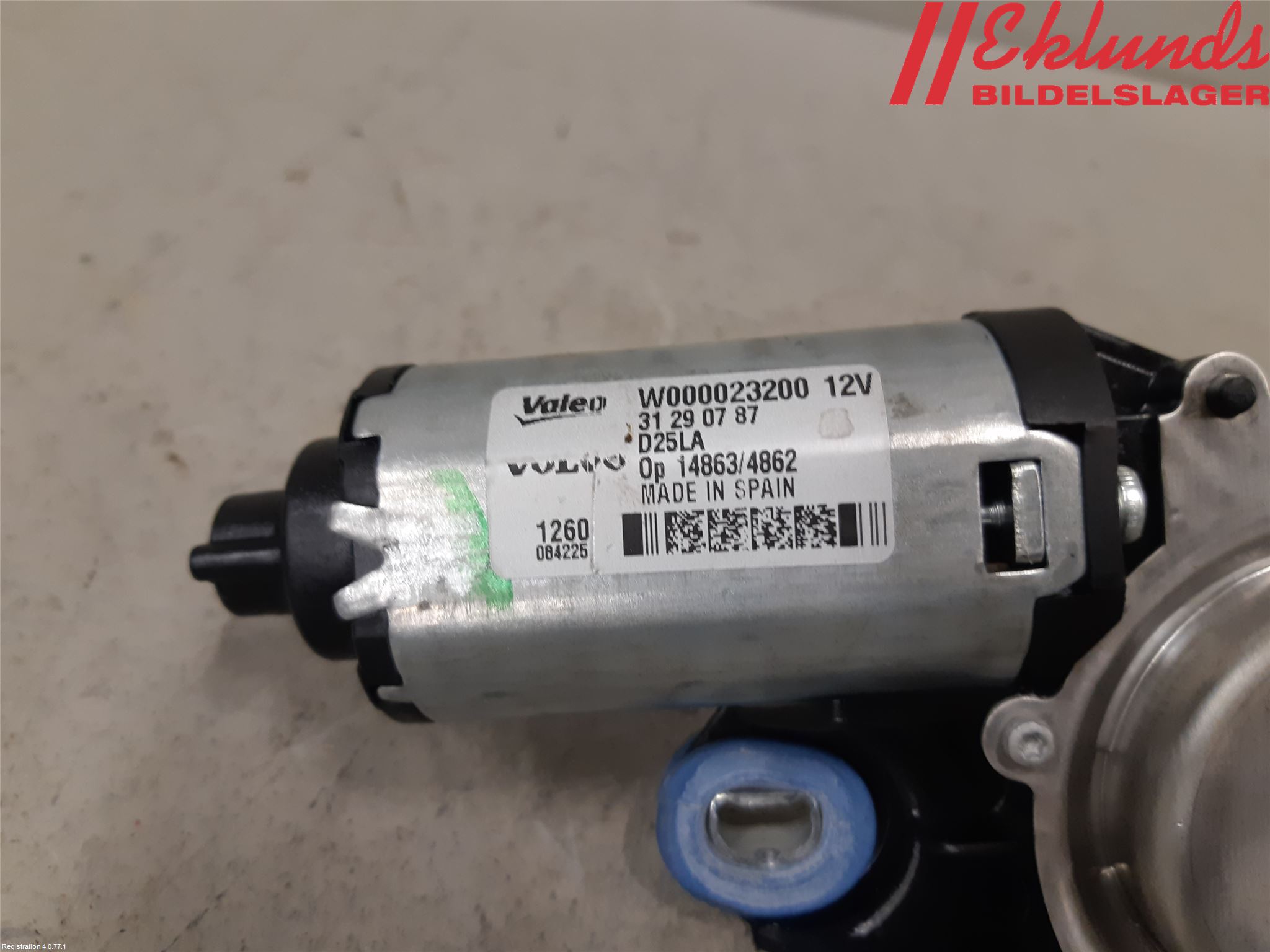 Volvo V70 08-13 Torkarmotor Baklucka