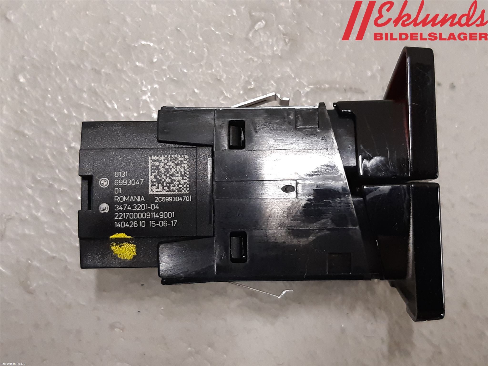 BMW 5 G30/G31/F90 17-23 Strömställare Varnings