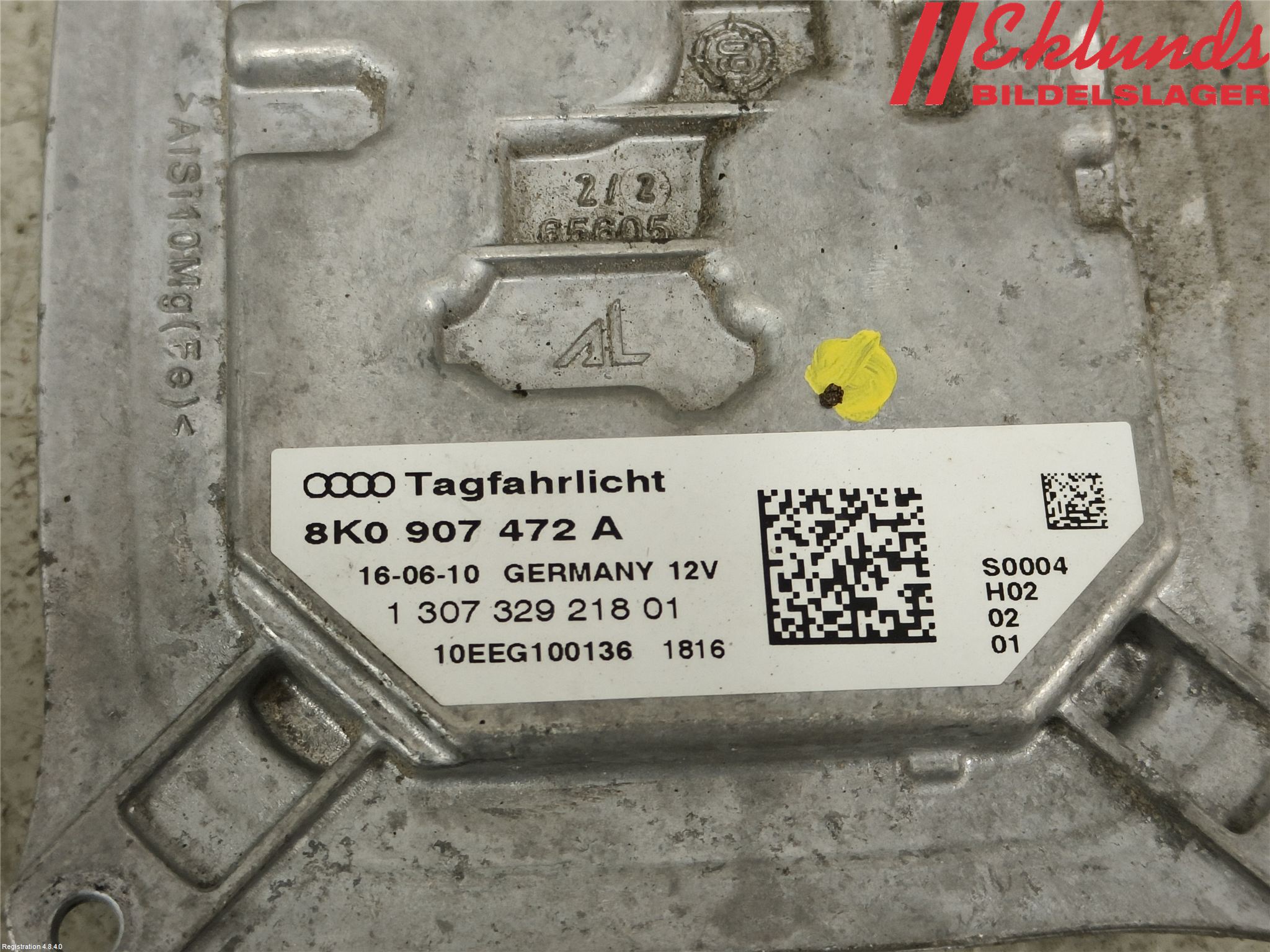 Audi A4/S4 08-11 Styrenhet Strålkastare