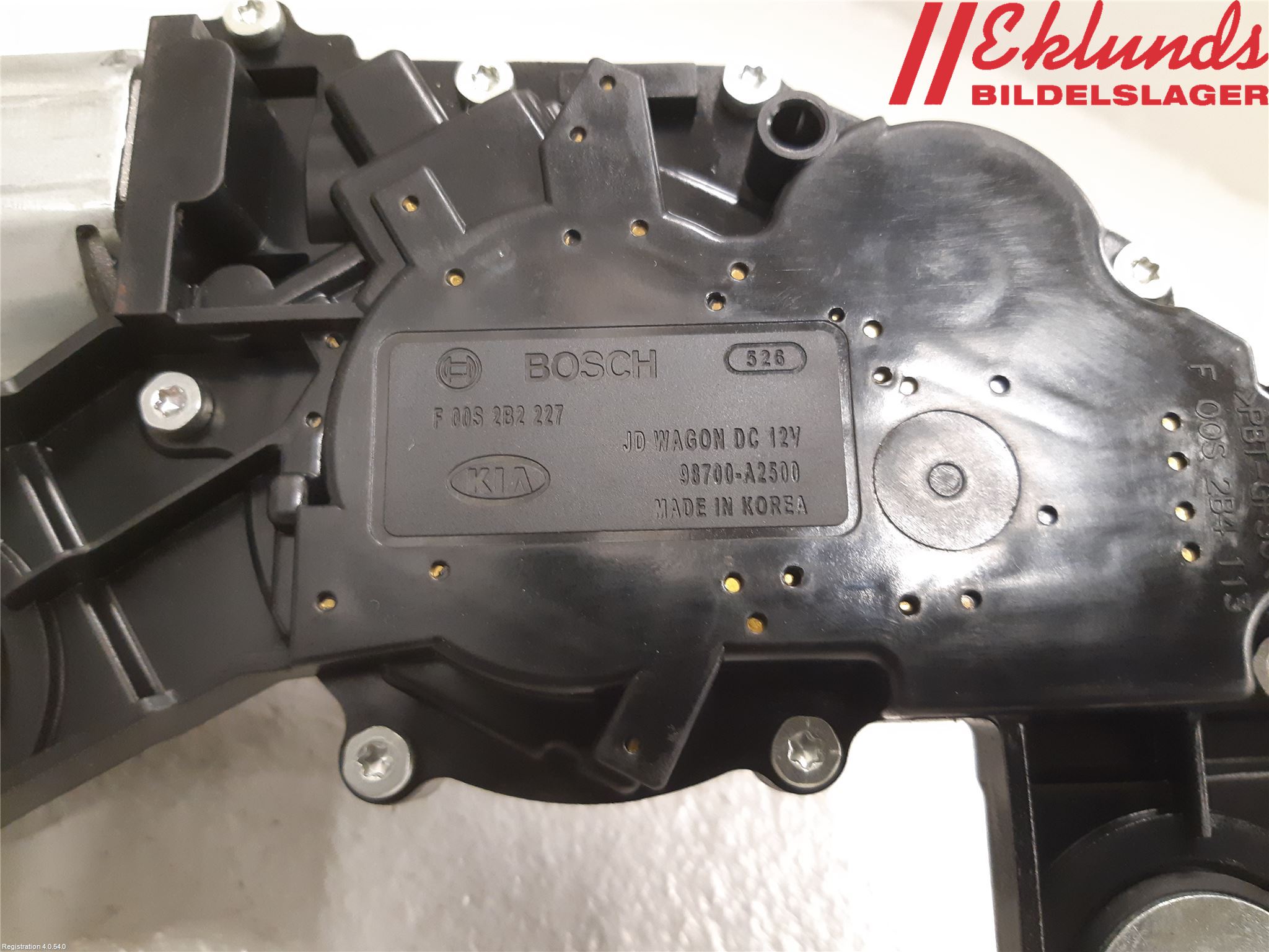 Kia CEED 12-18 Torkarmotor Baklucka