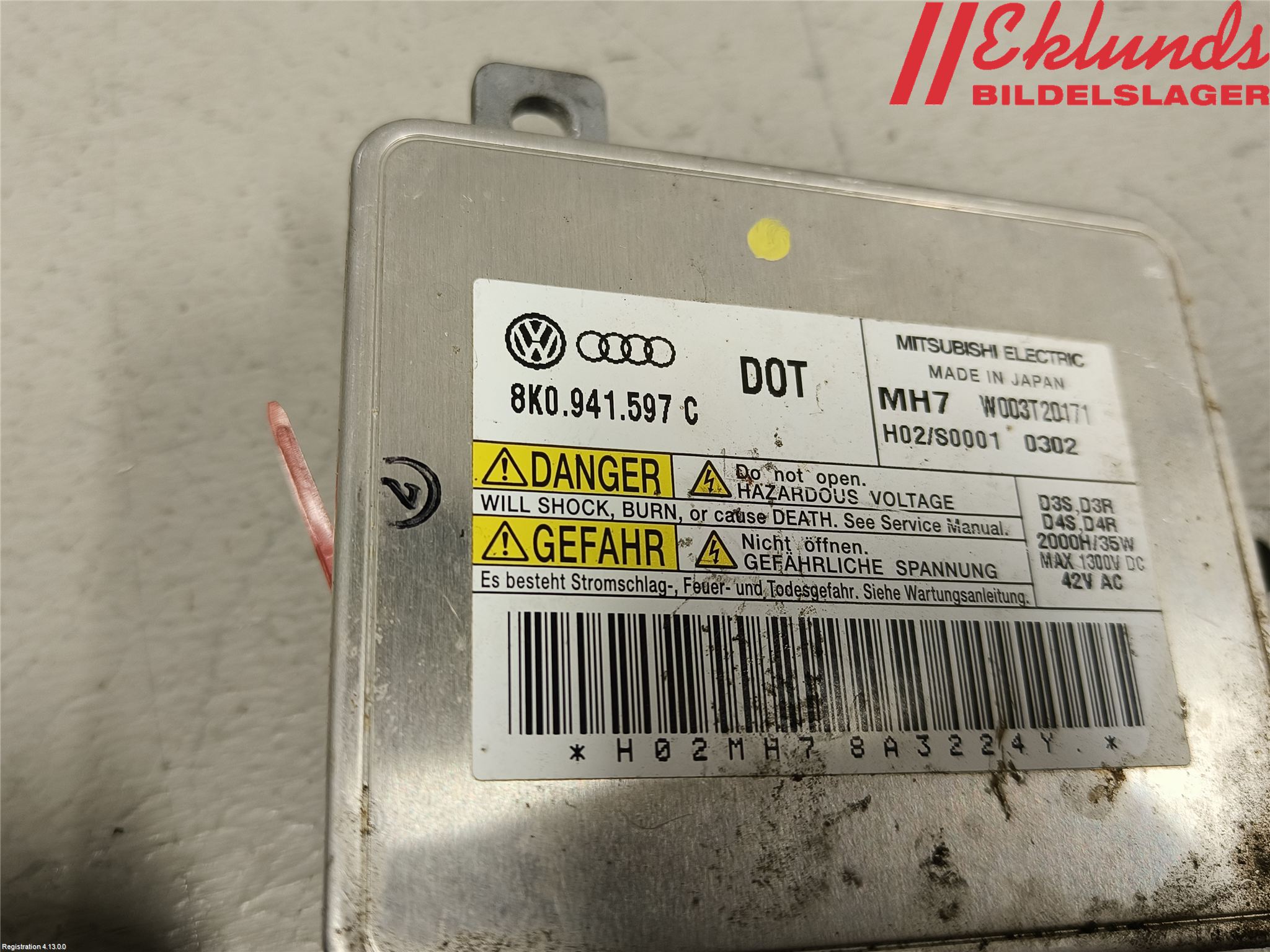 Audi A5 07-16 Styrenhet Strålkastare