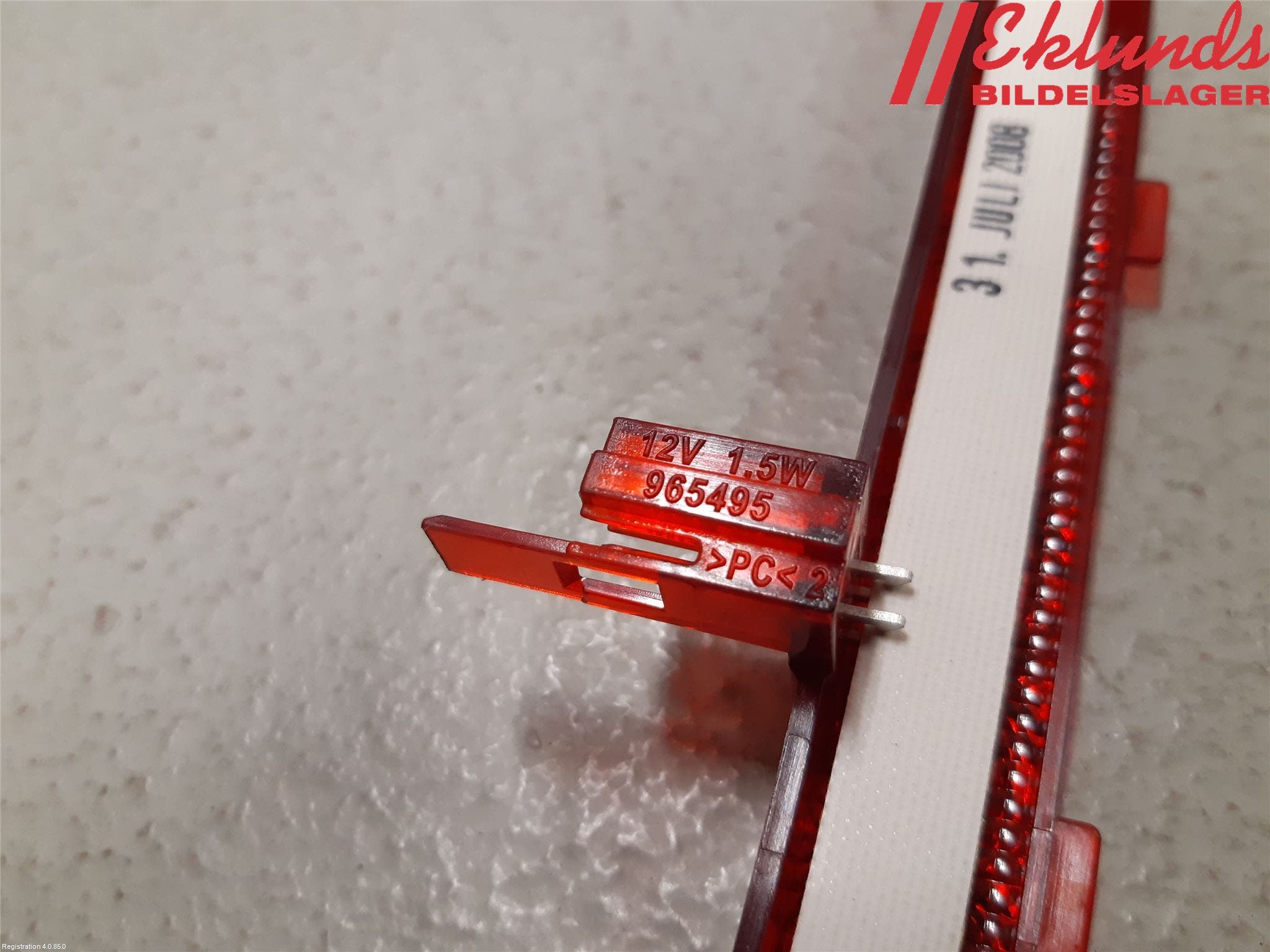 Skoda FABIA 07-14 Bromsljus Bakruta