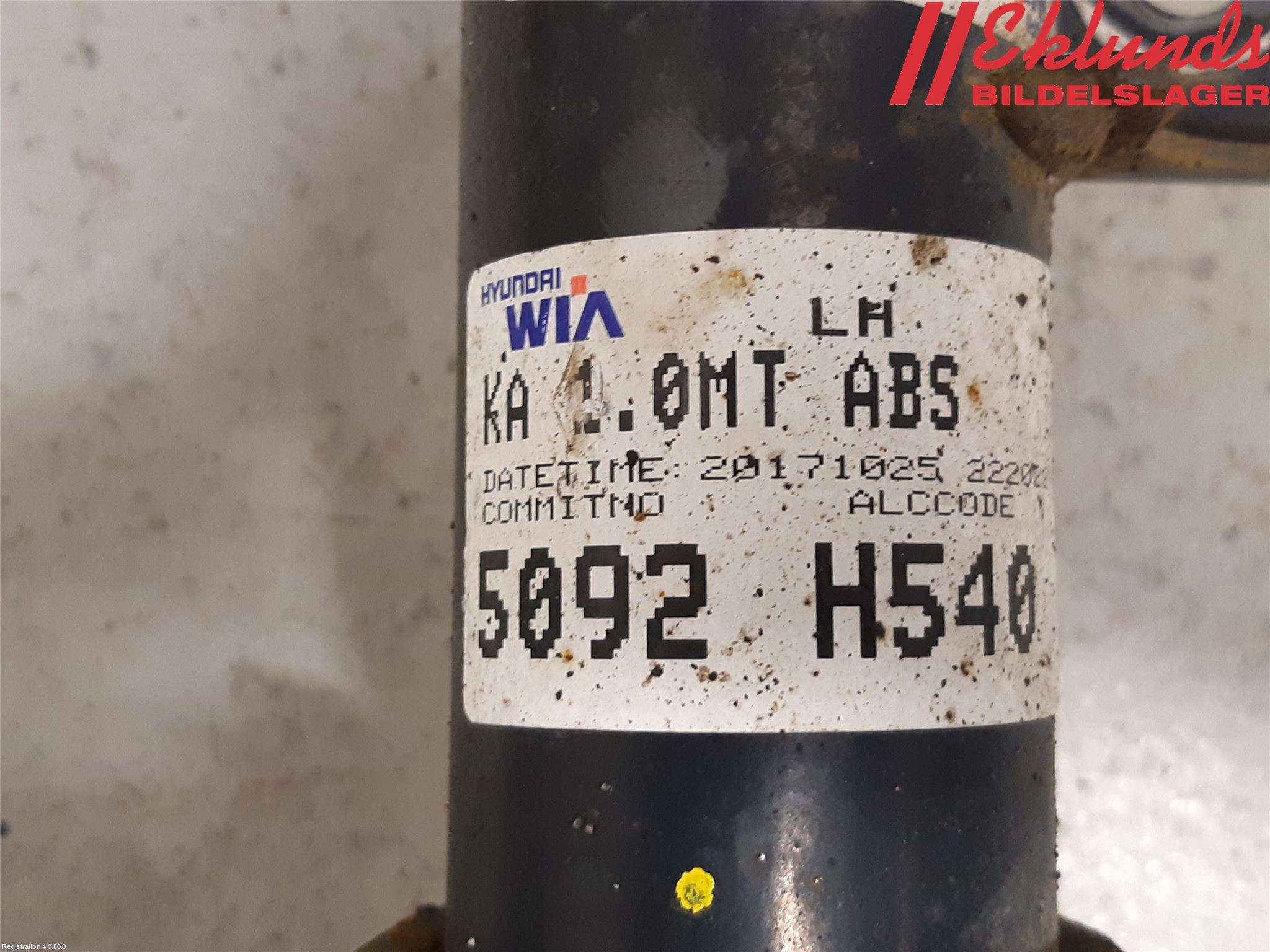 Kia STONIC 18->> Fjäderben Fram Vänster