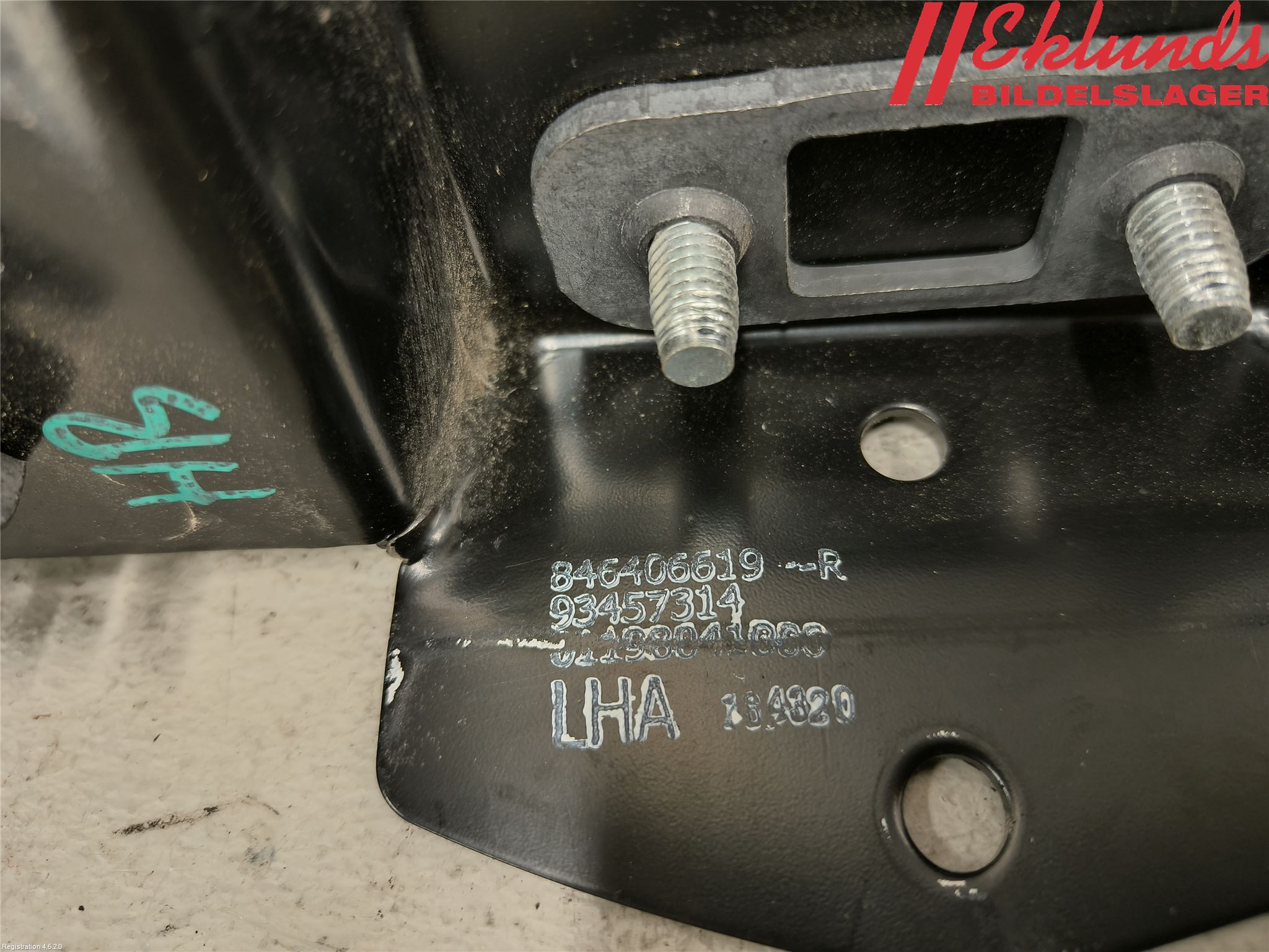 Renault TRAFIC/E-TECH 15- Dörrhandtag Inre Hö