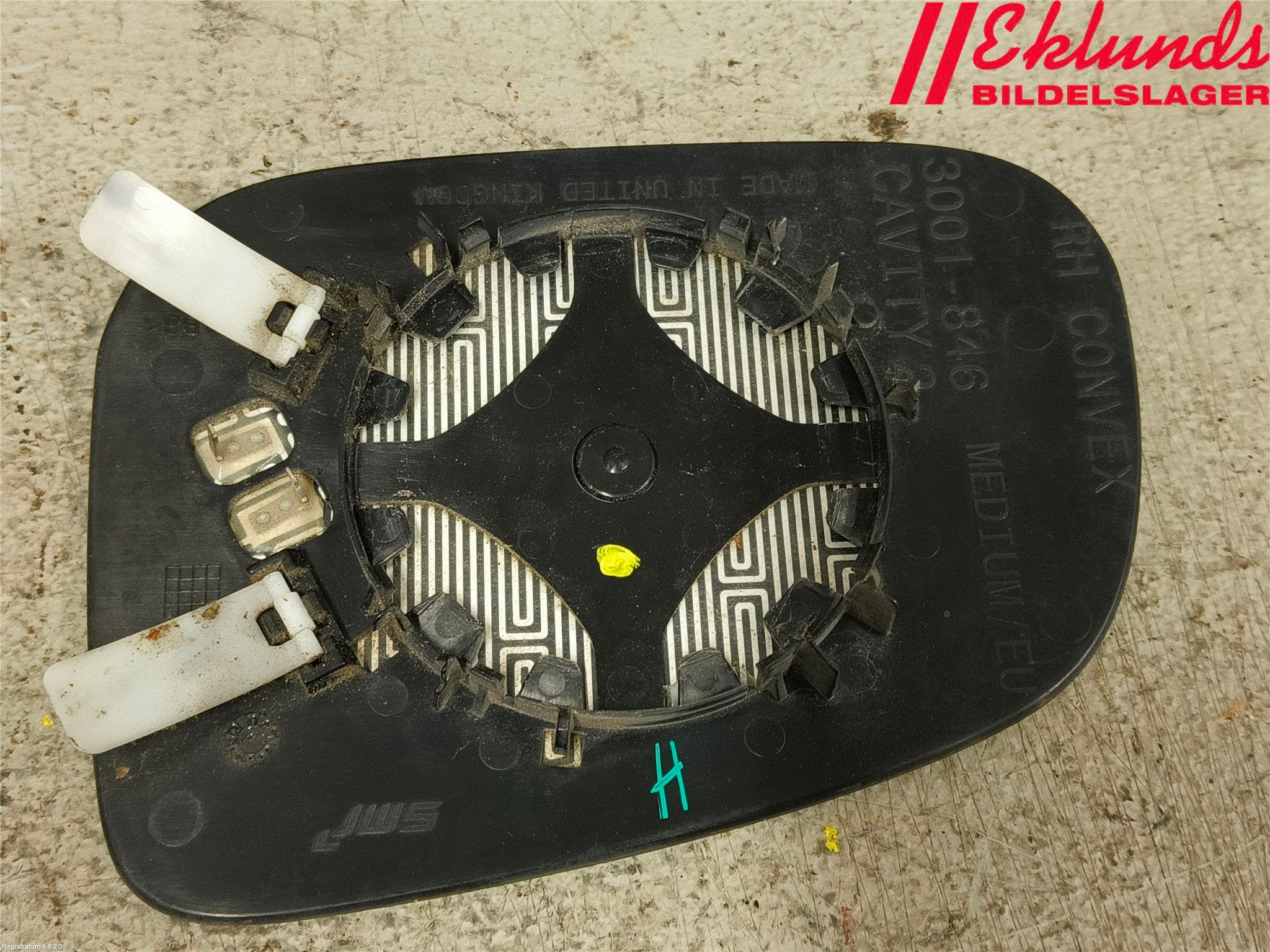 Volvo V40 12-19 Spegelglas Hö