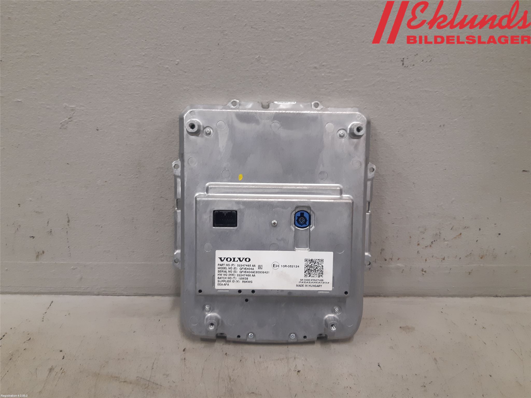 Volvo V60 19- Multifunktionsdisplay