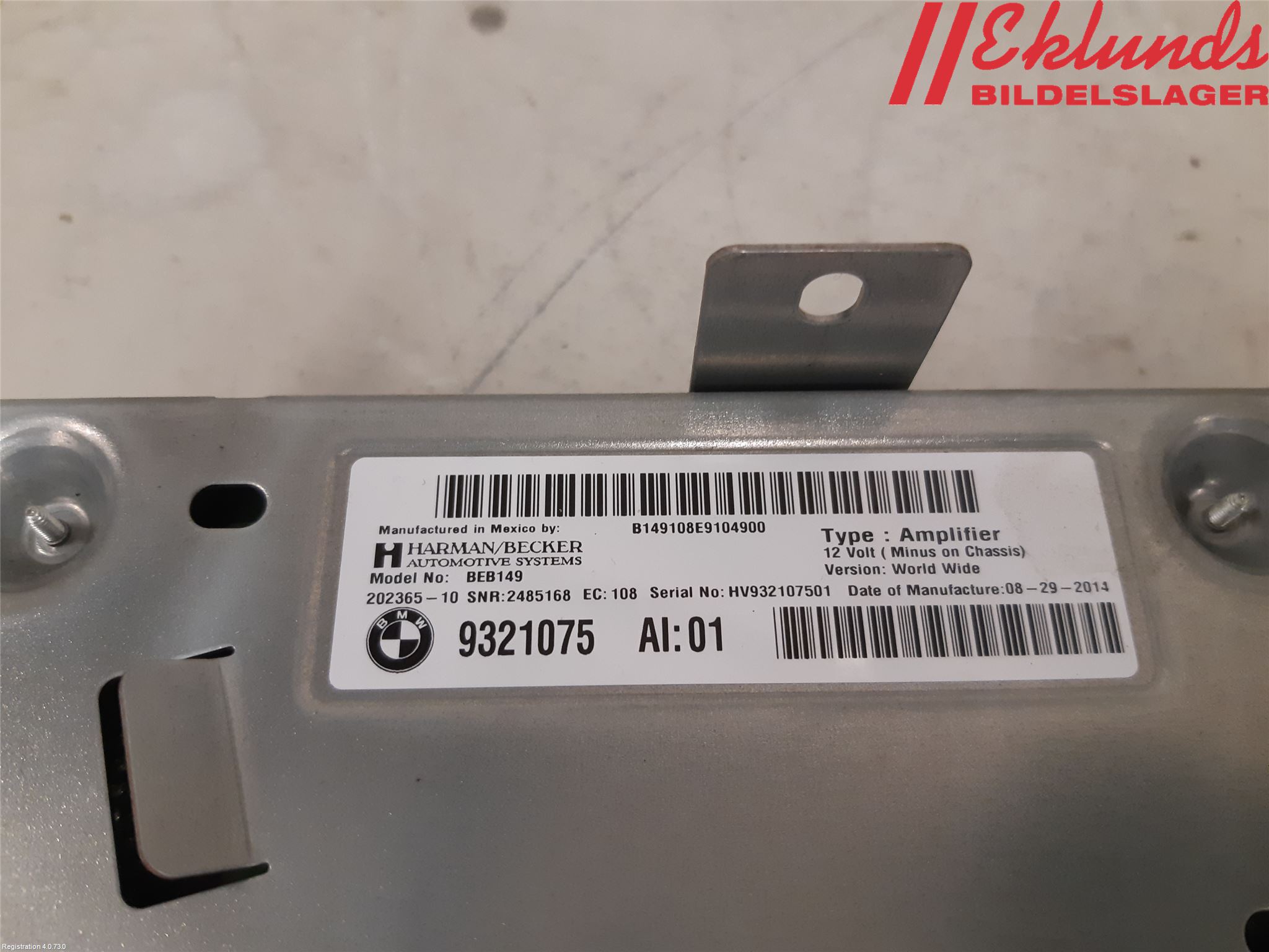 BMW X5 F15 13-18 Radio-Stereo Förstärkare