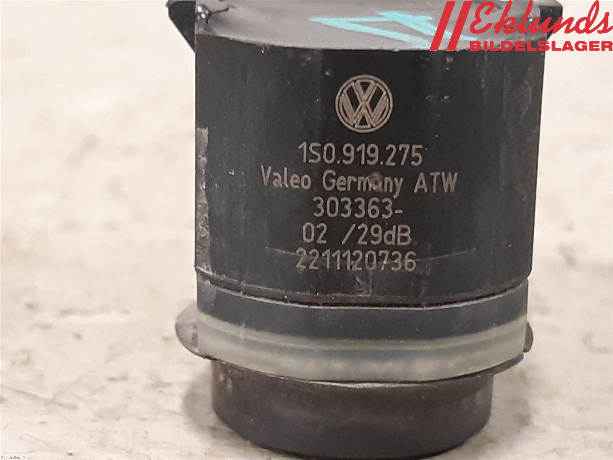 Volkswagen VW PASSAT 11-14 Parkeringshjälp Frontsensor
