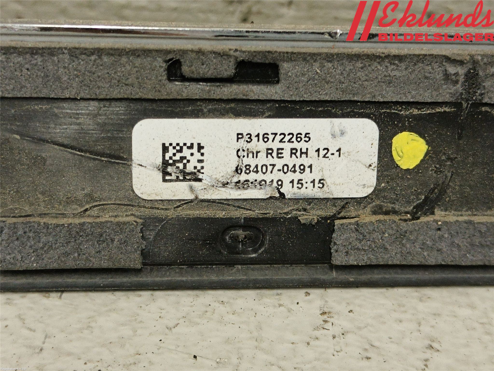 Volvo S90 17->> Dörr Dekorlist Bak Hö