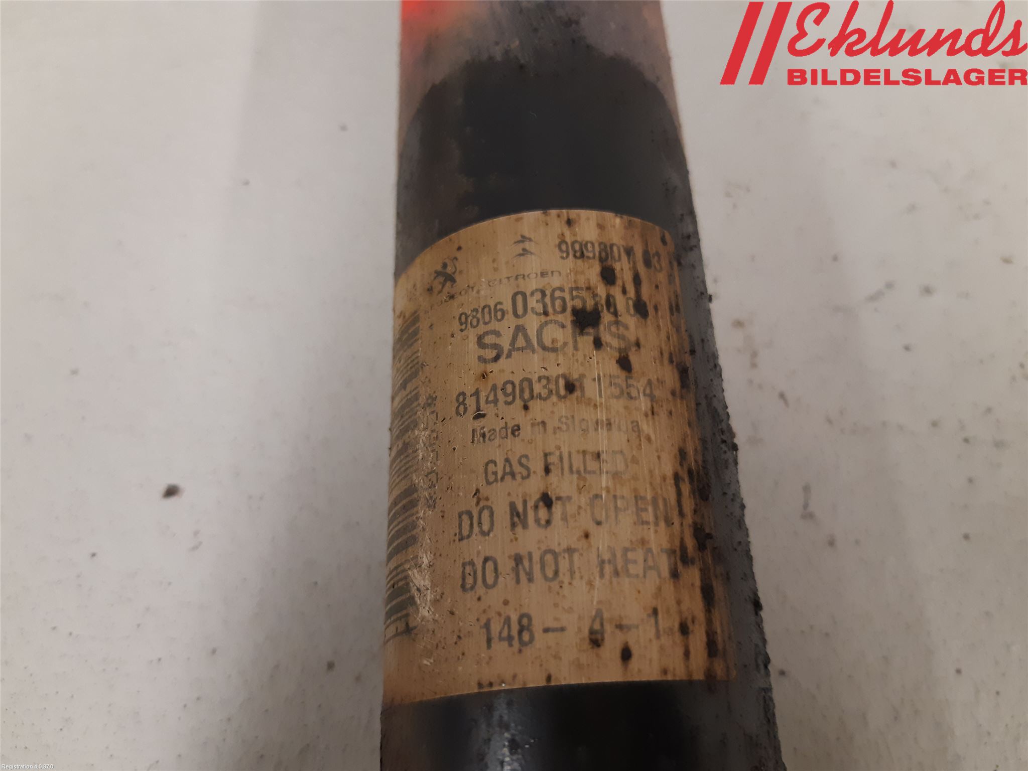 Peugeot EXPERT 07-14 Stötdämpare Bak