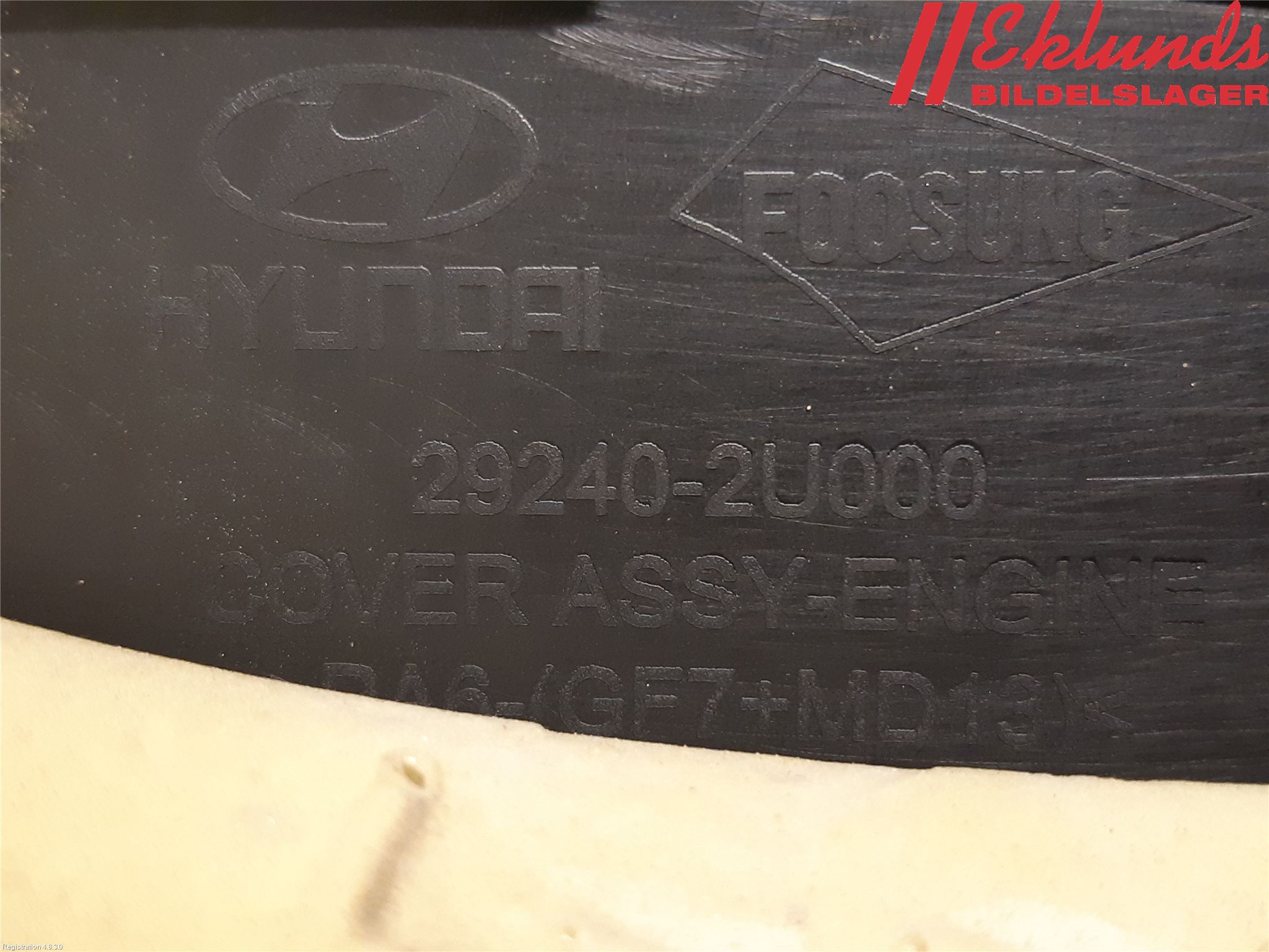 Hyundai TUCSON 05- Motorkåpa