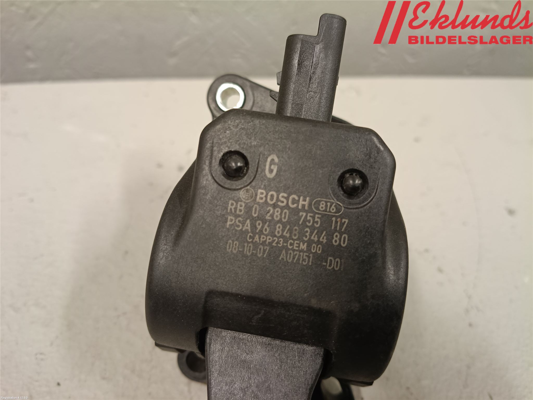 Citroen BERLINGO 08-18 Gaspedal