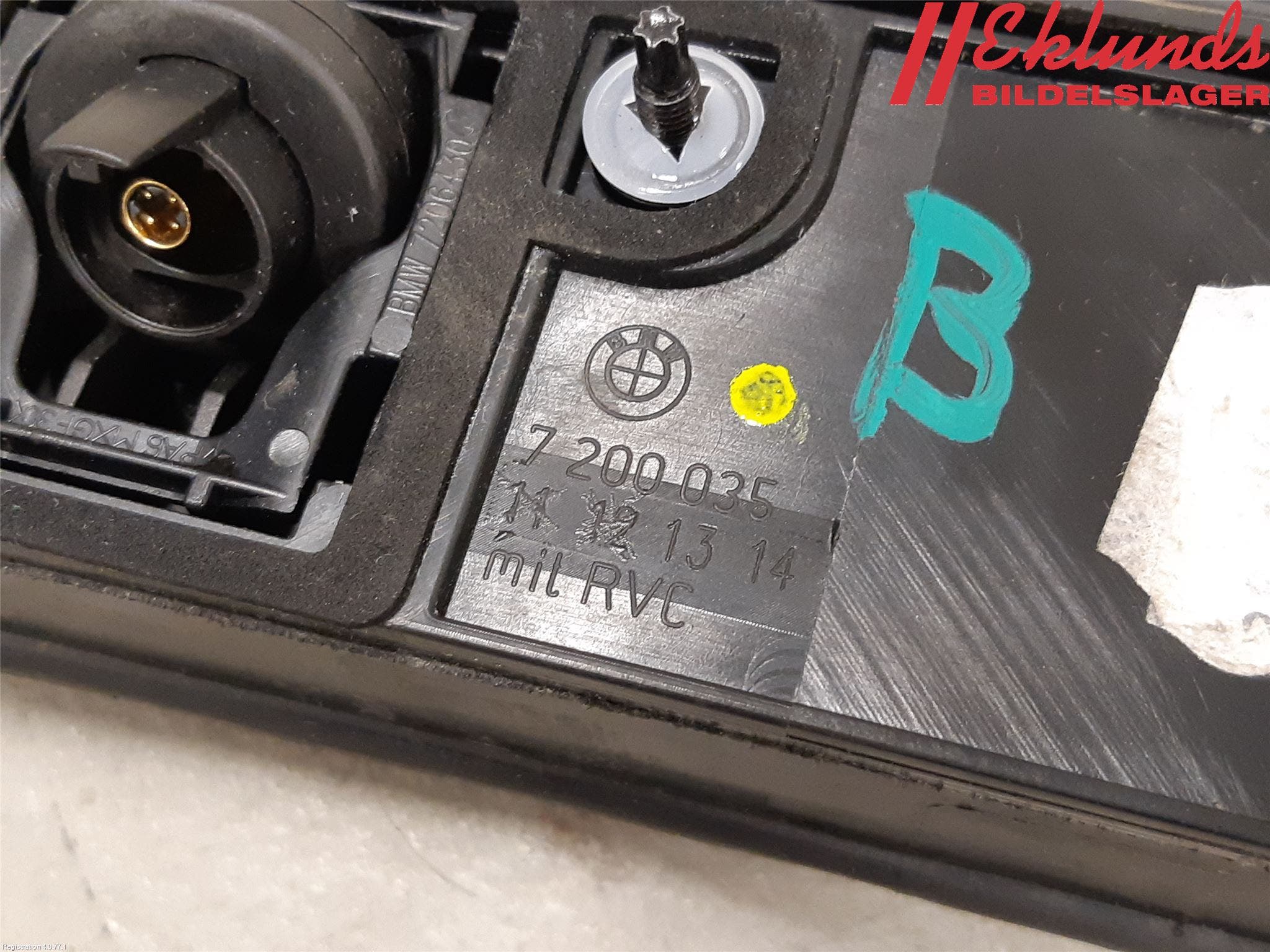 BMW 7 F01/02/03/04 09-15 Bakluckehandtag