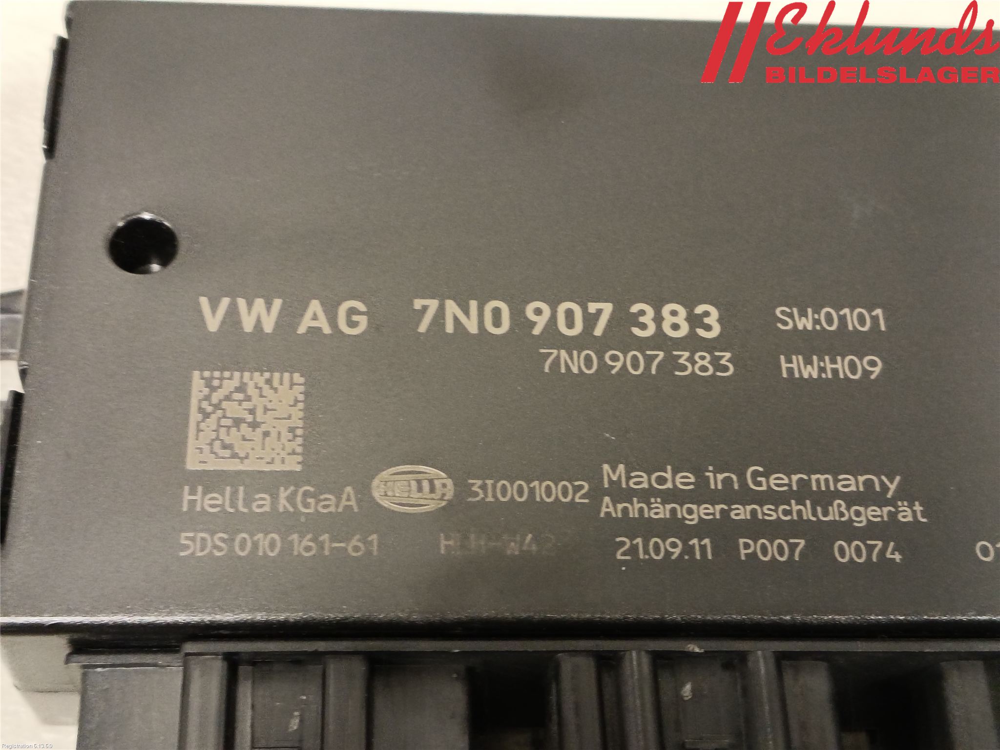 Volkswagen VW PASSAT 11-14 Styrenhet Dragkrok