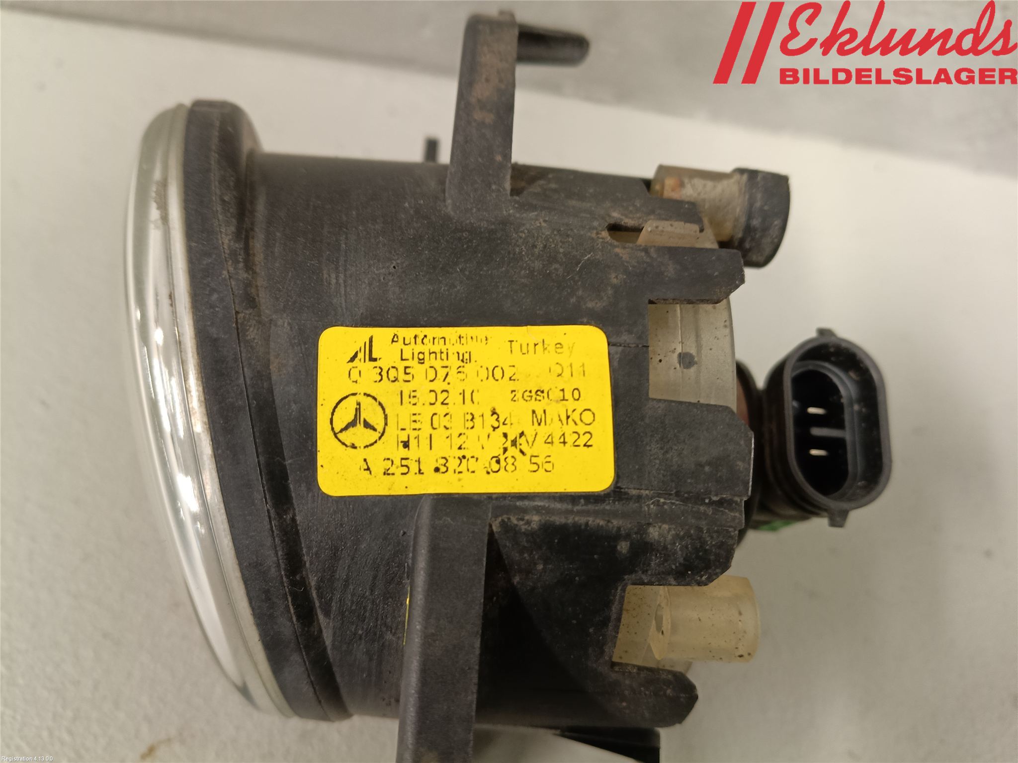 Mercedes-Benz MB C-KLASS (W204) 07-15 Dimljus-Varselljus Fram
