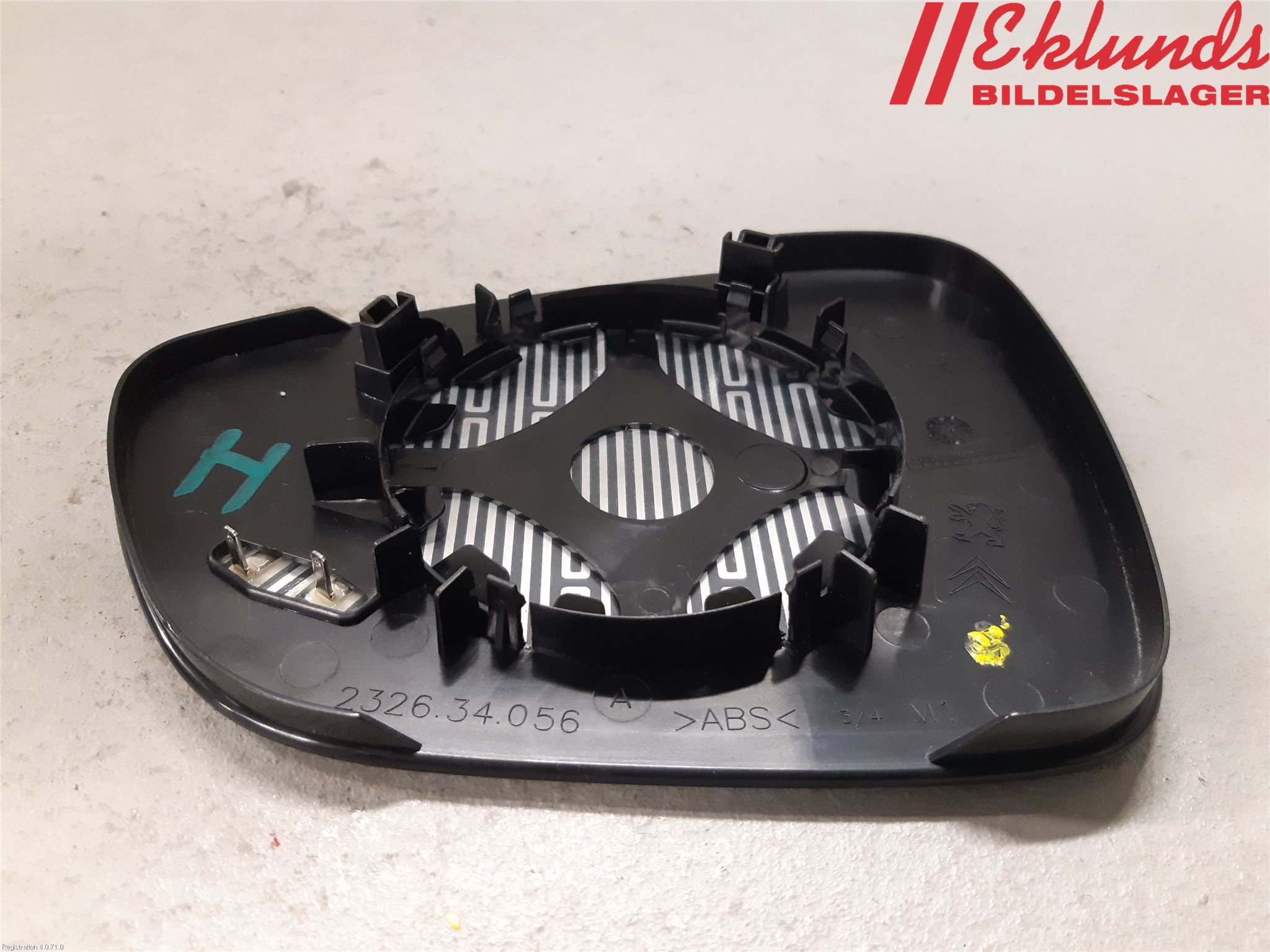 Citroen C5 08-17 Spegelglas Hö