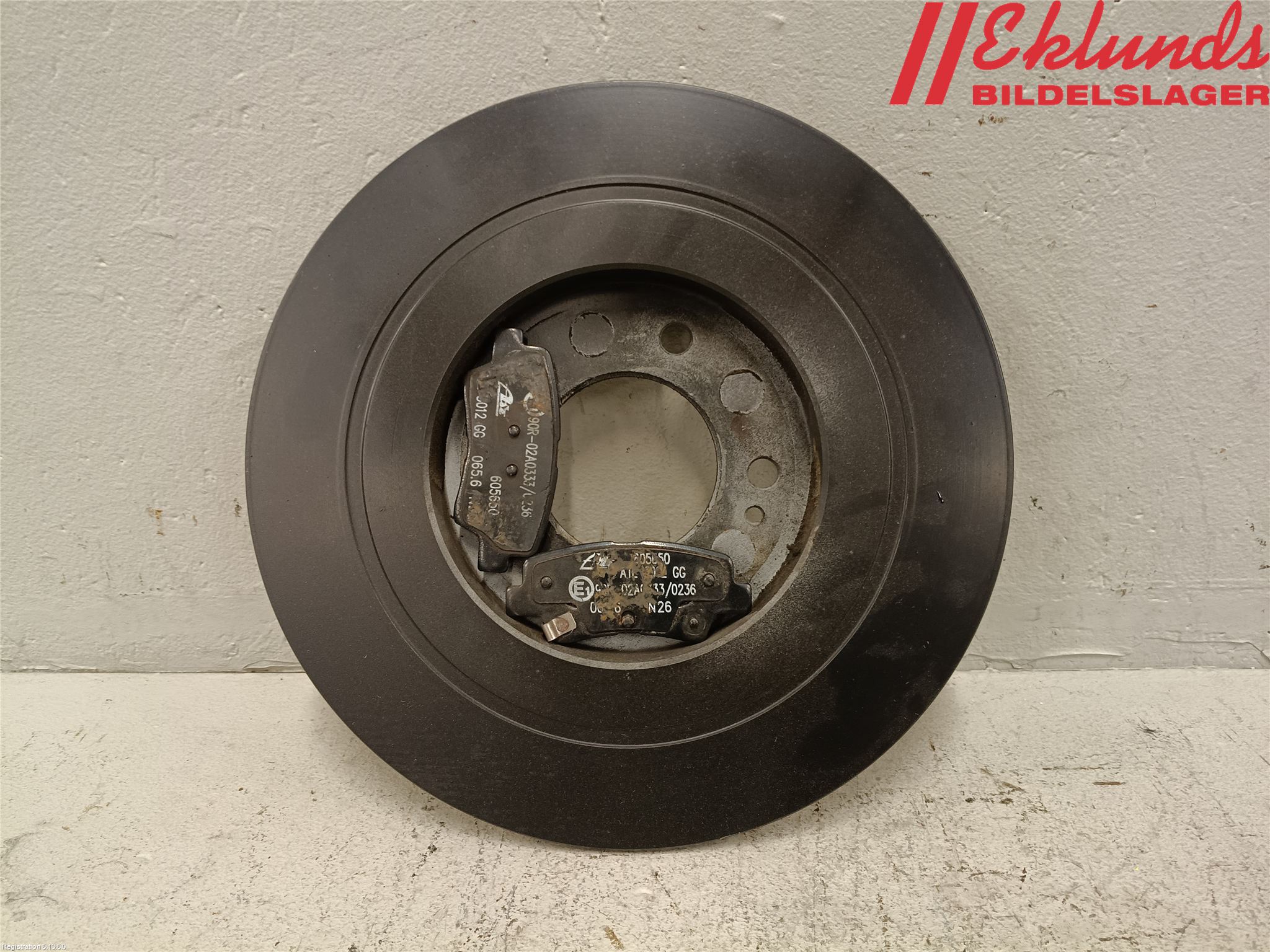 Kia OPTIMA 16-20 Bromsskiva Bak