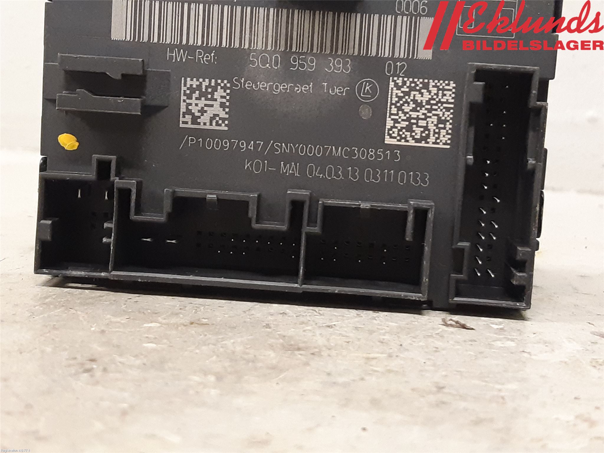 Volkswagen VW GOLF / E-GOLF VII 13-20 Styrenhet Dörr