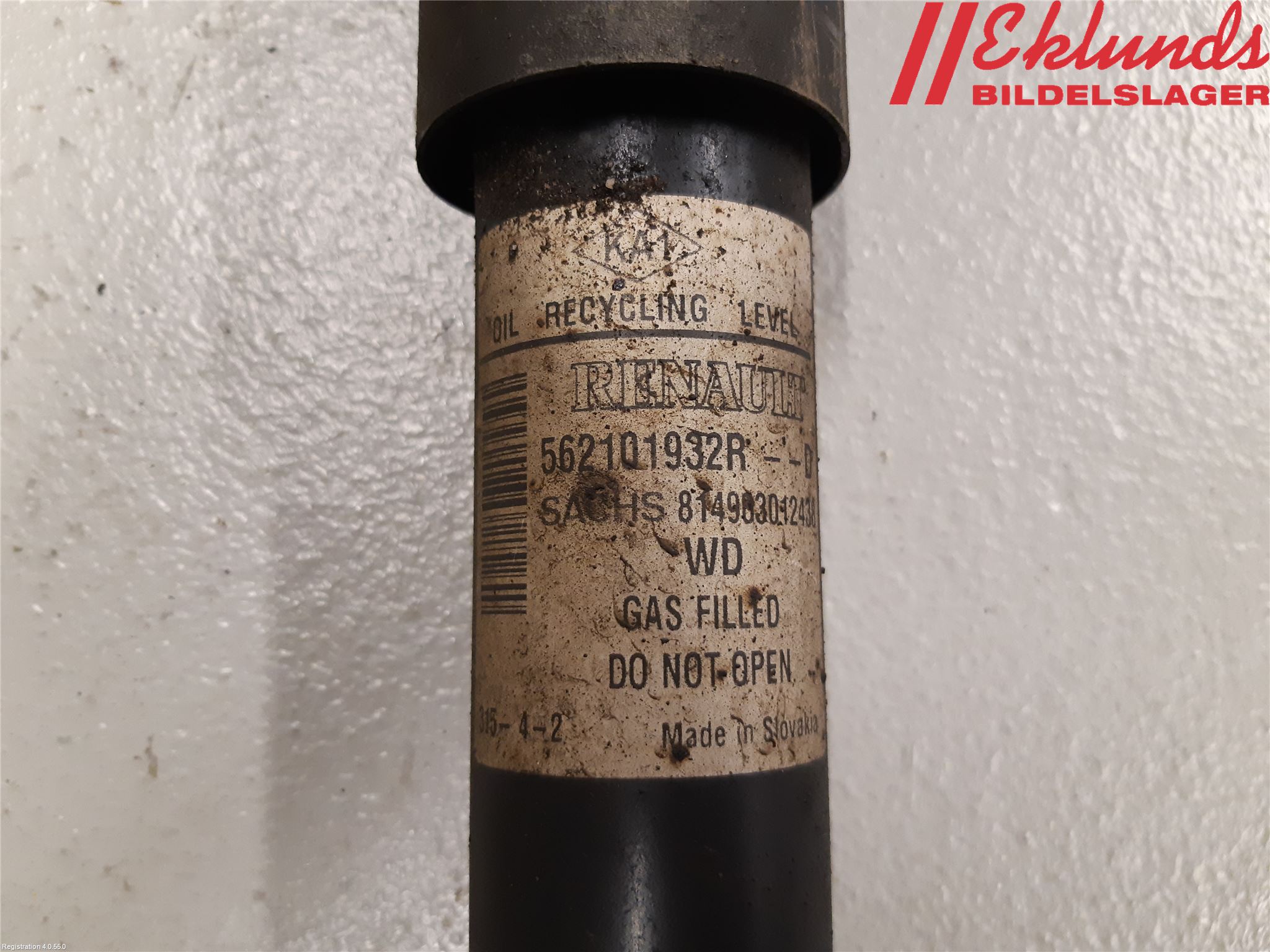 Dacia LODGY 12-18 Stötdämpare Bak