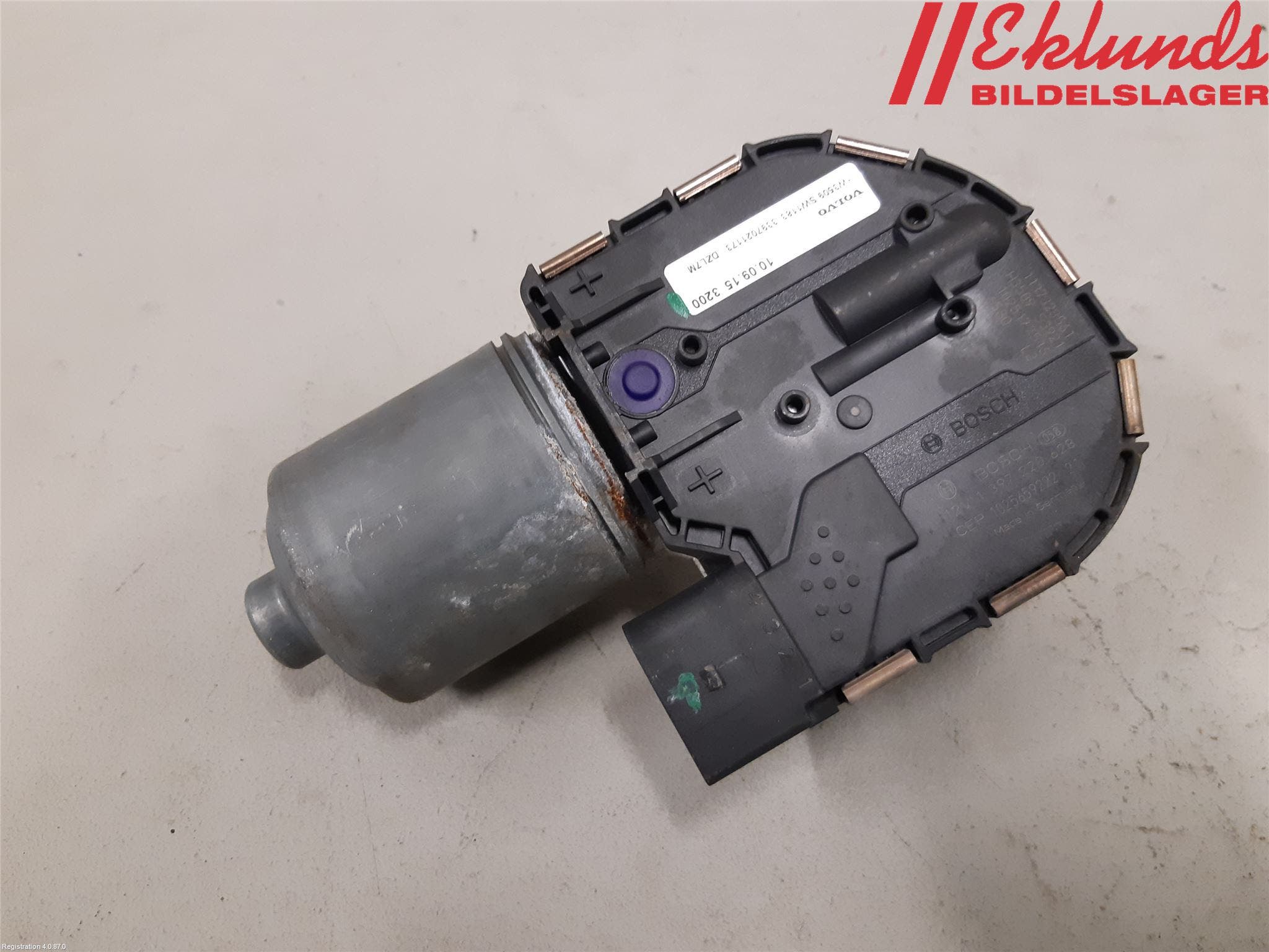 Volvo S60 11-13 Torkarmotor Vindruta