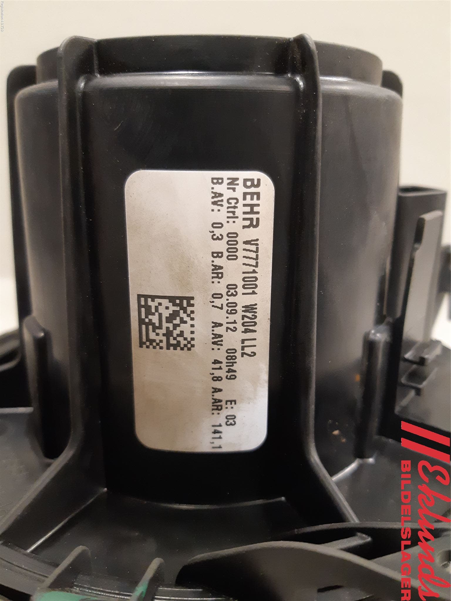 Mercedes-Benz MB C-KLASS (W204) 07-15 Värmefläkt