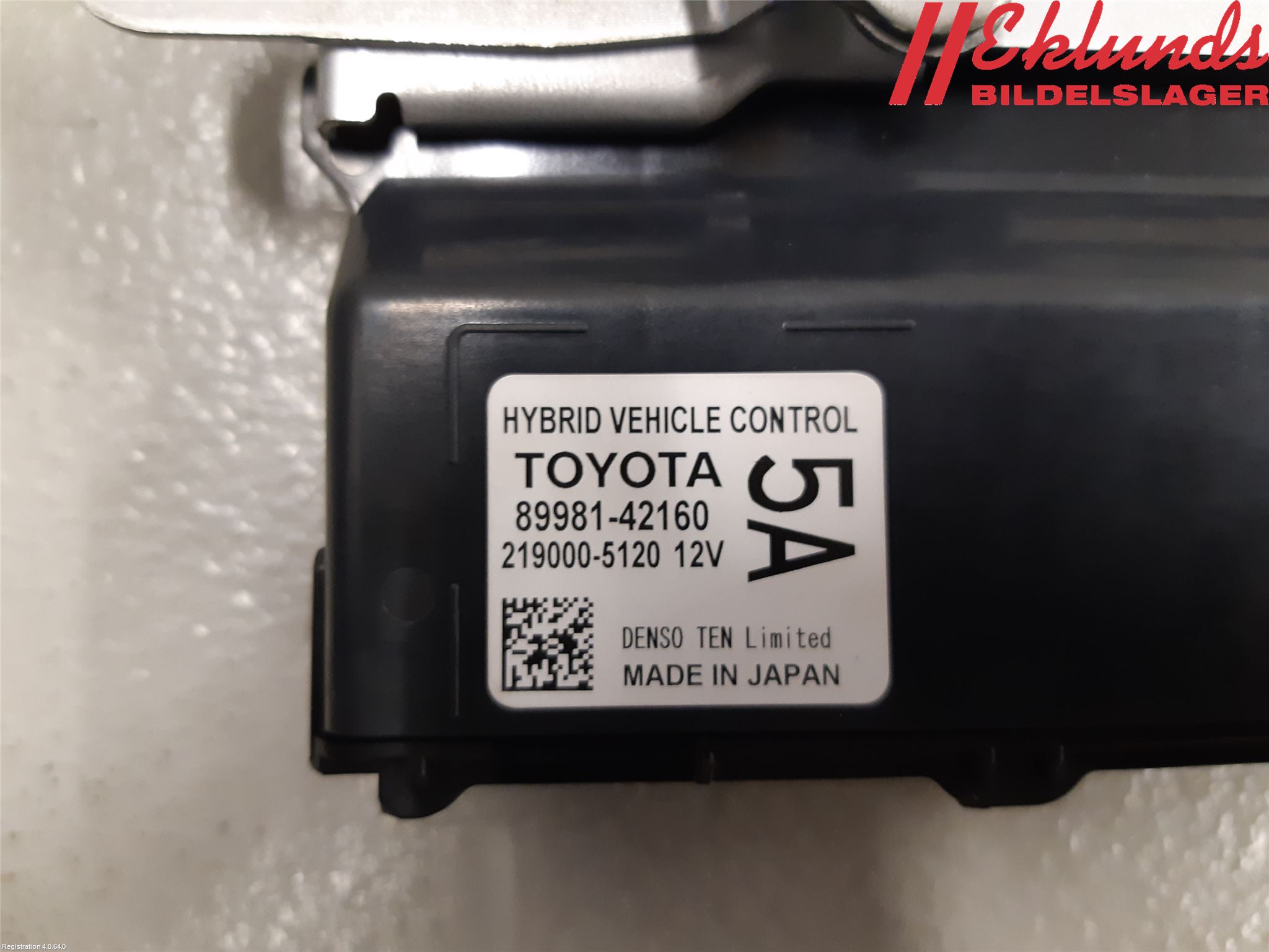 Toyota RAV4 19- Styrenhet Övrigt