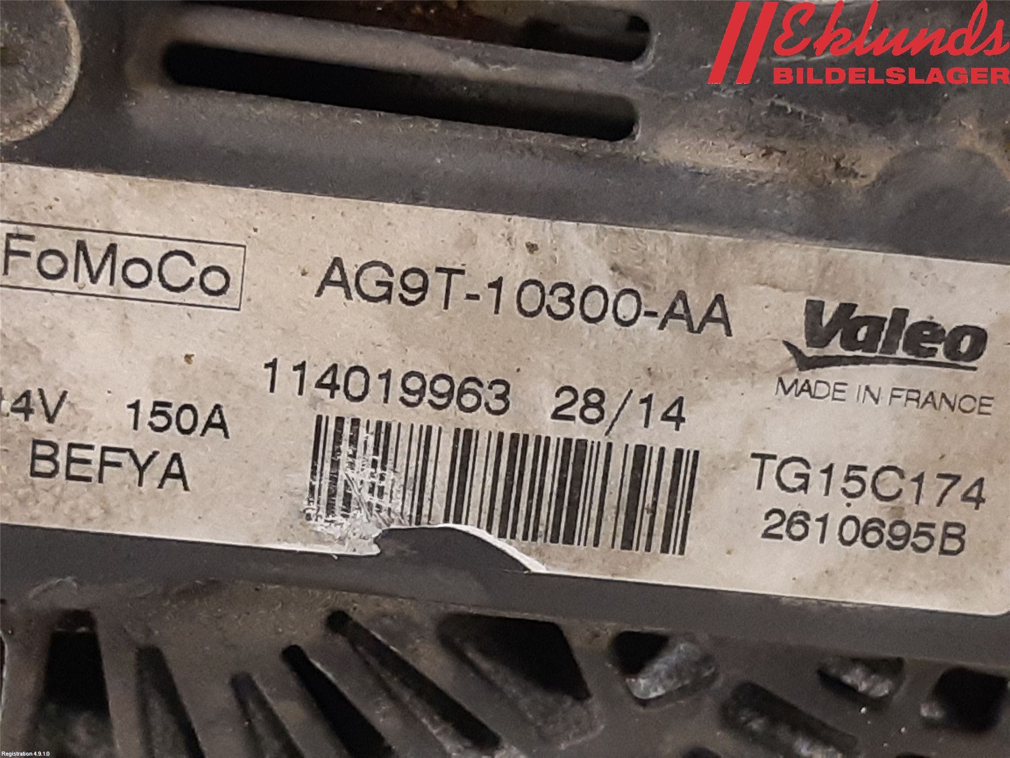 Ford S-MAX 06-15 Generator