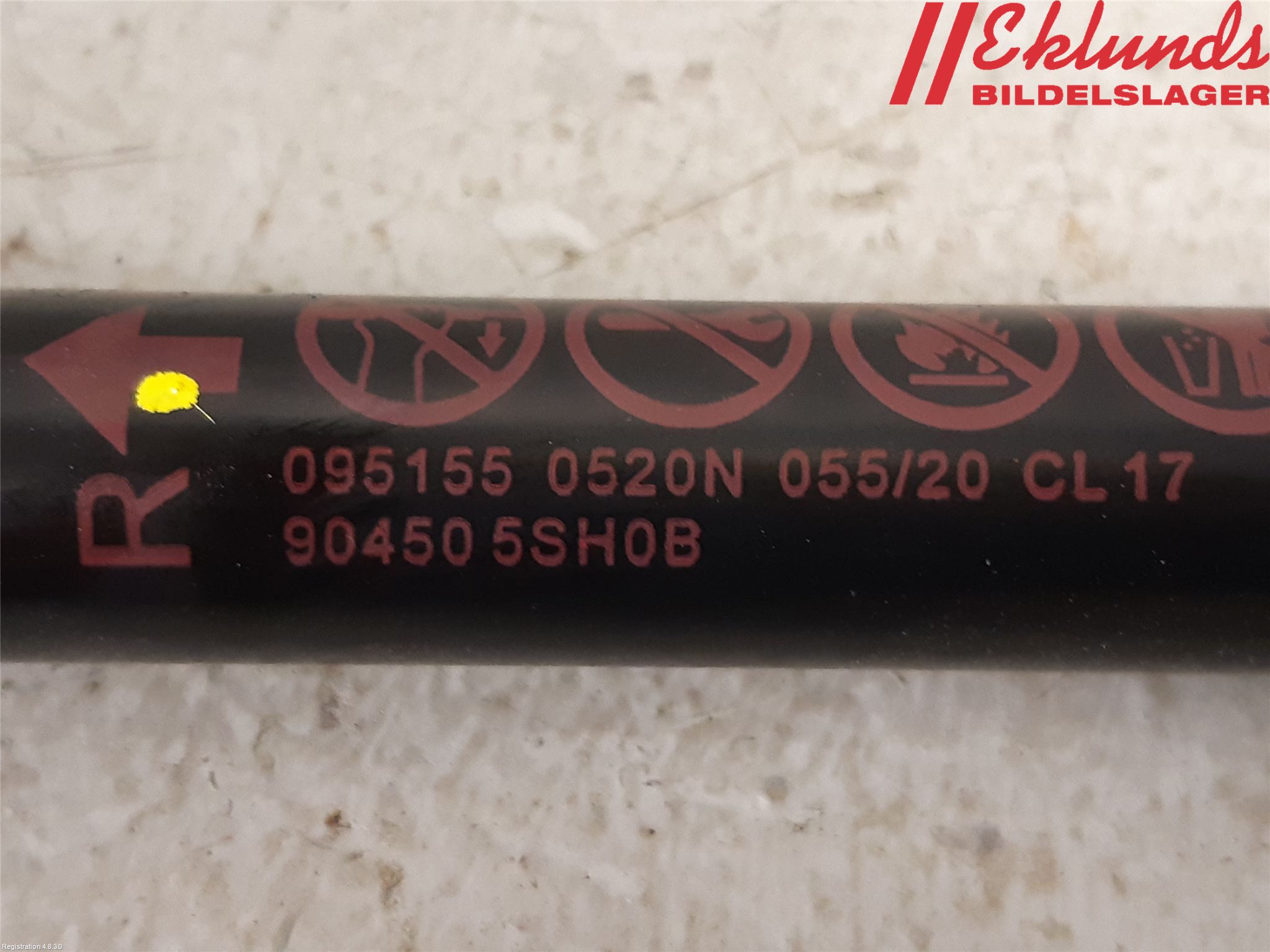 Nissan LEAF 18- Gasfjäder Baklucka